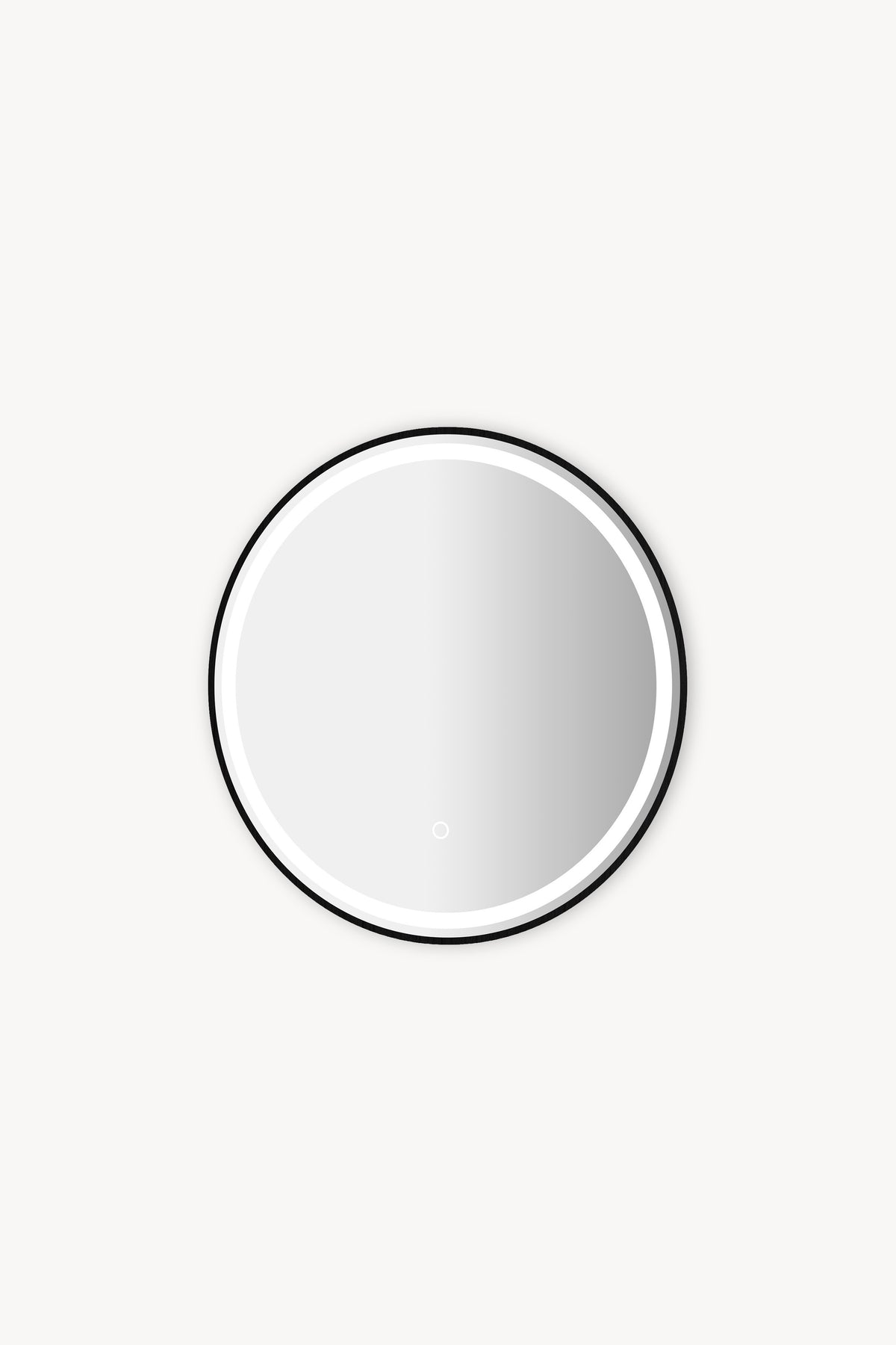 Miroir rond à LED Luna, Ø 60 cm, lumière blanc chaud - Image de détail 2