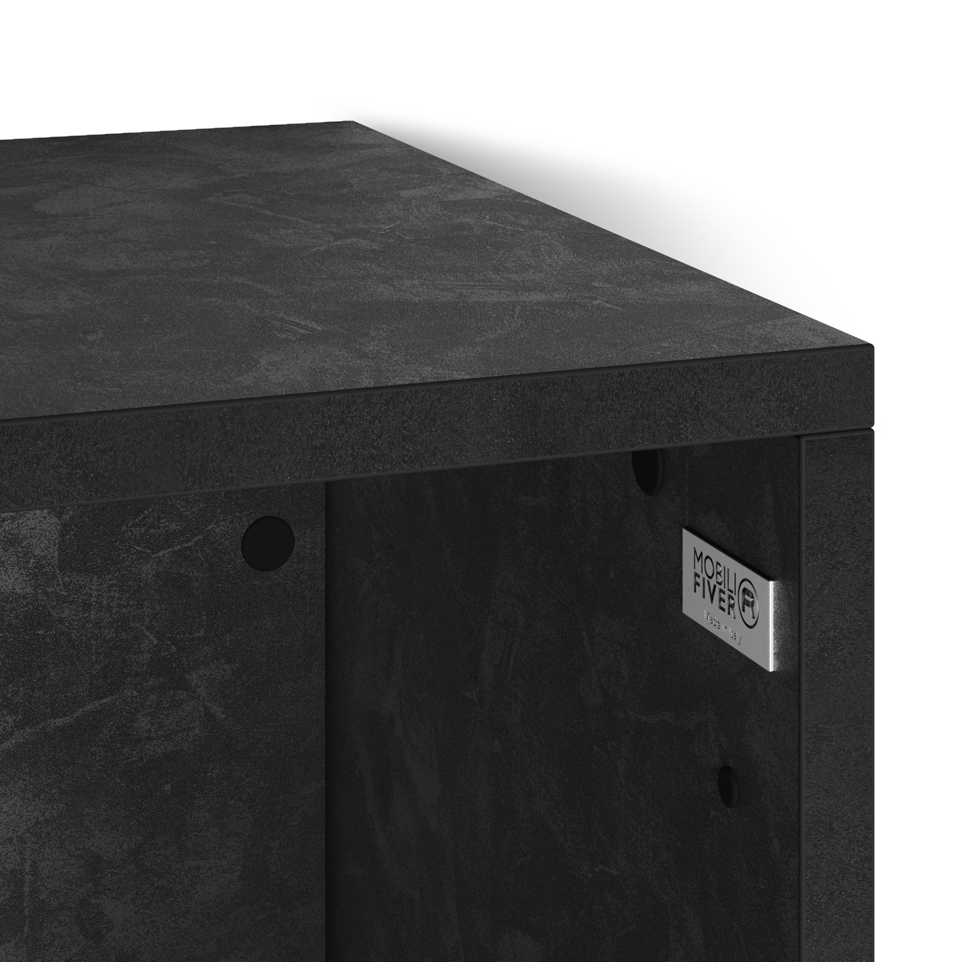 Unidad de pared X 104, color cemento negro - Detail image 2