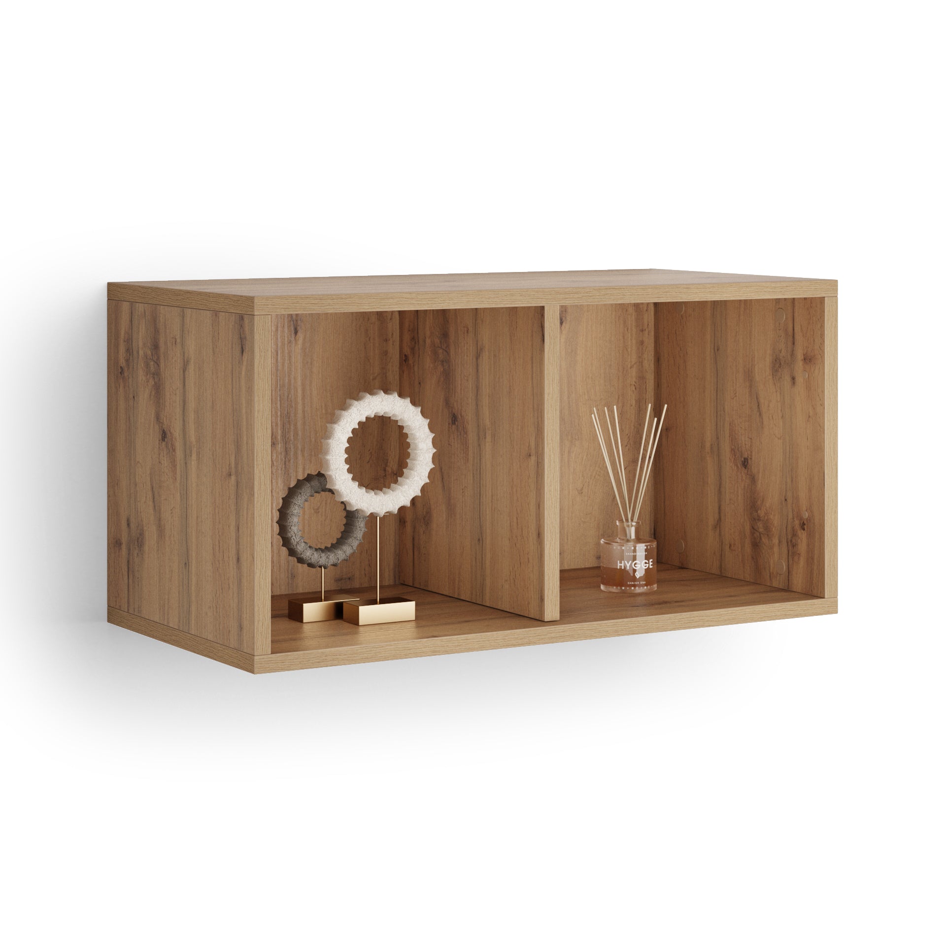 Hängeschrank X 70 ohne Türe, Rustikale Eiche