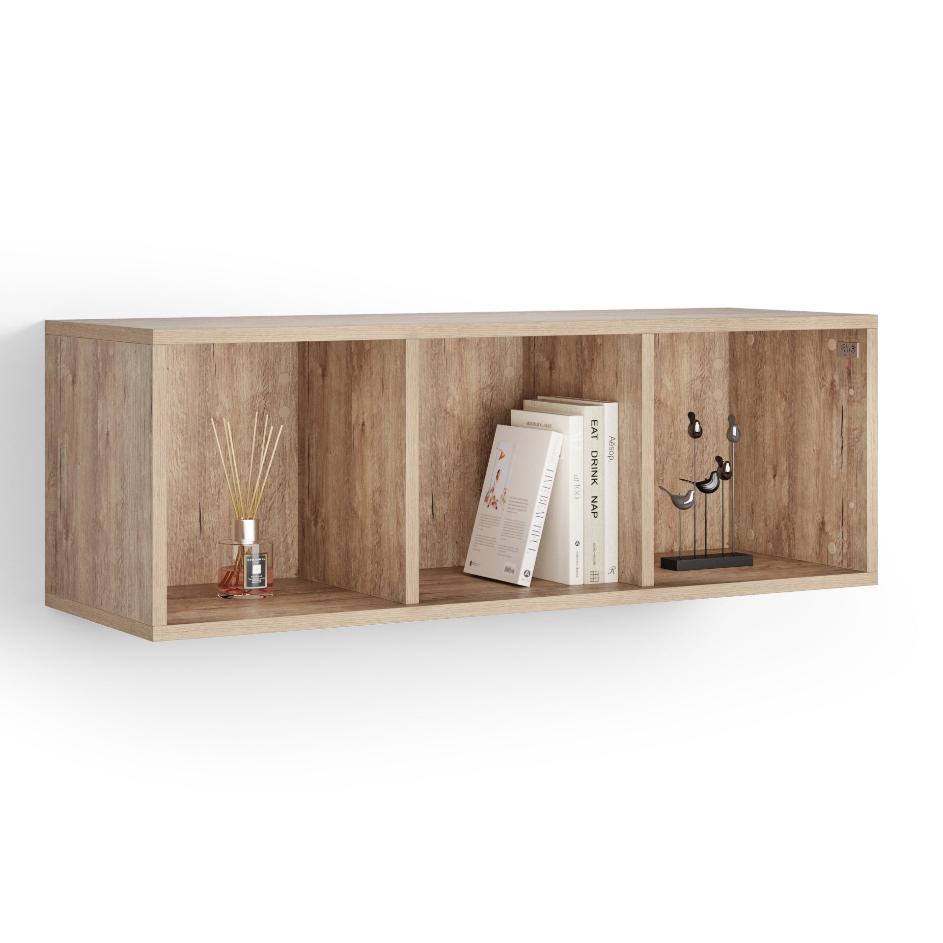 Hängeschrank X 104 ohne Türe, Eiche - Main image