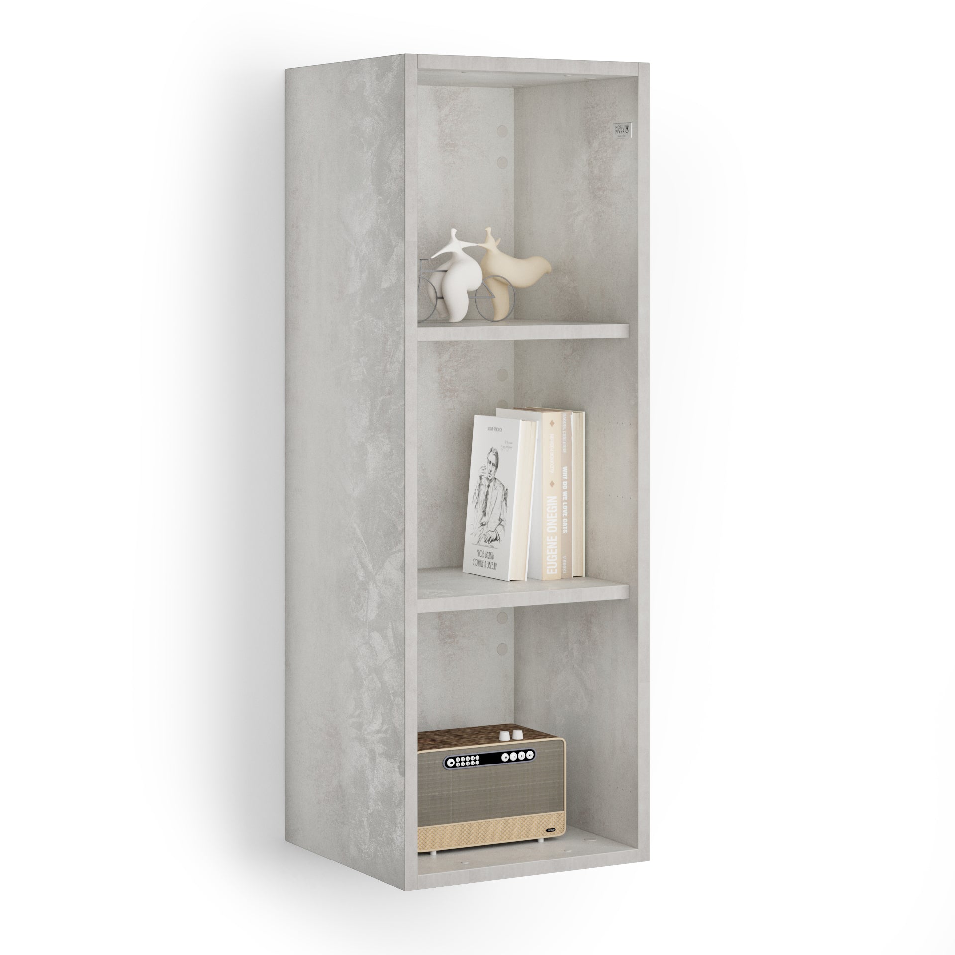 Unidad de pared X 104, color cemento gris - Detail image 1