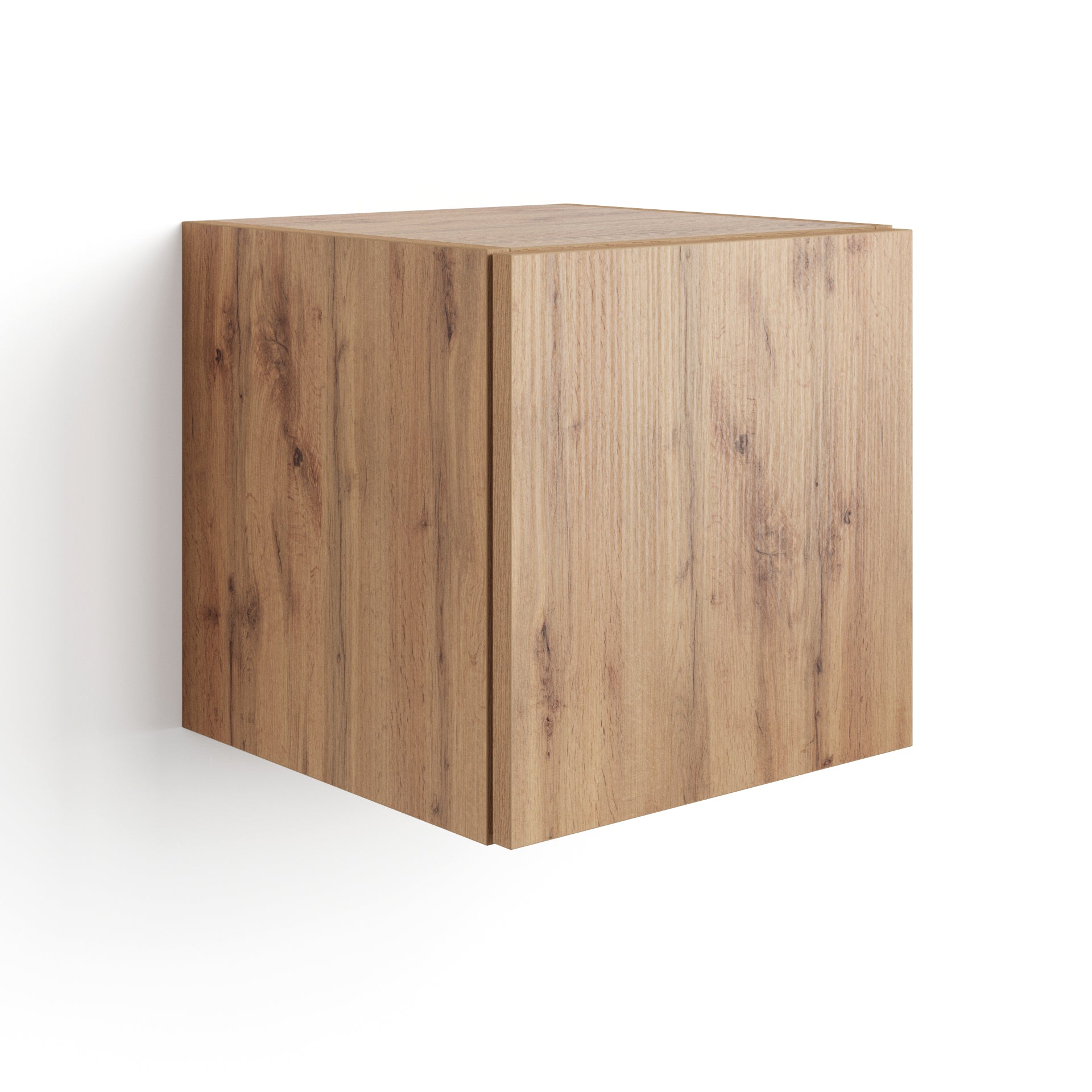 Armoire Suspendue Easy 36 Avec Porte Battante, Bois Rustique
