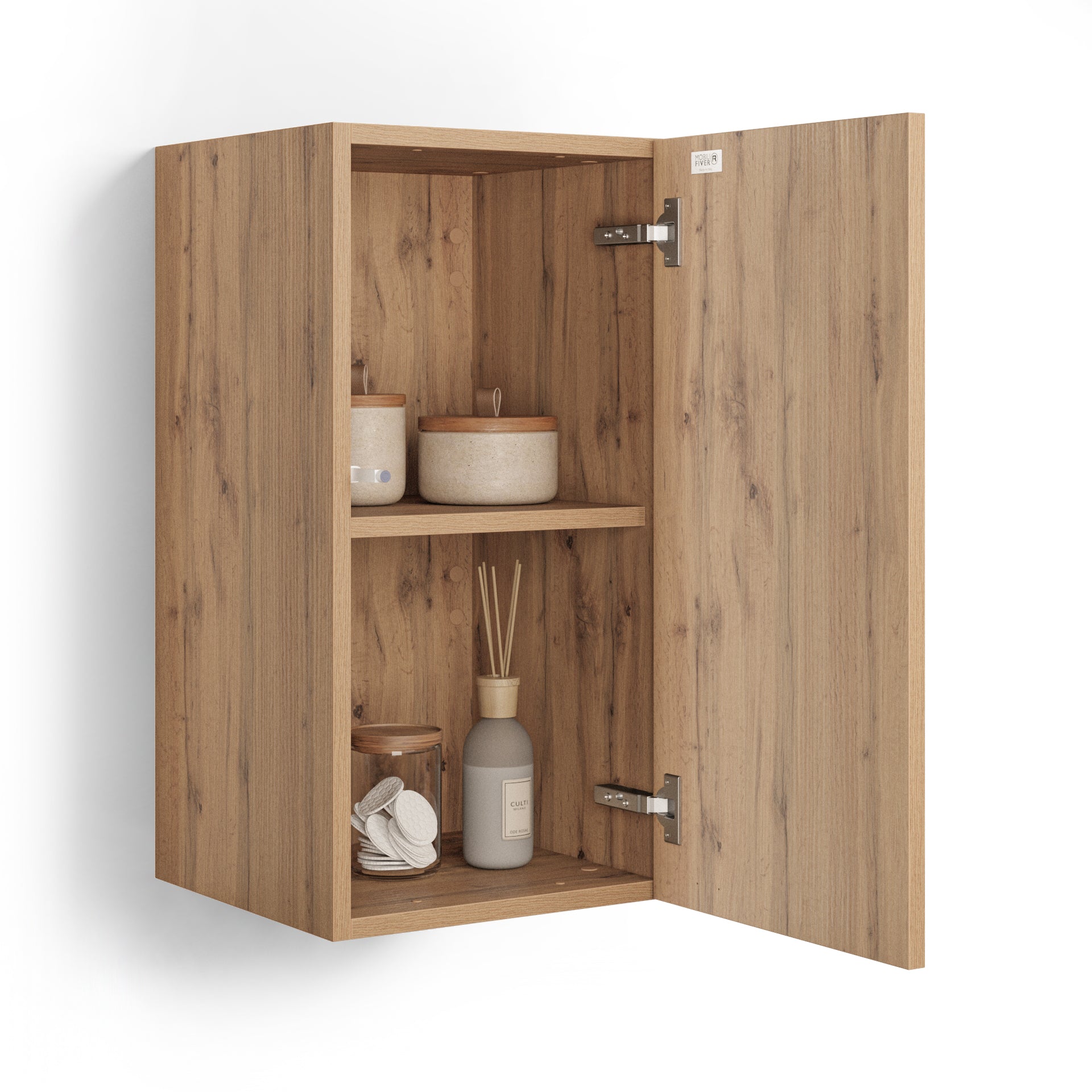 Wandkast easy 70 met neergaande klepdeur rustiek eiken - Detail image 3