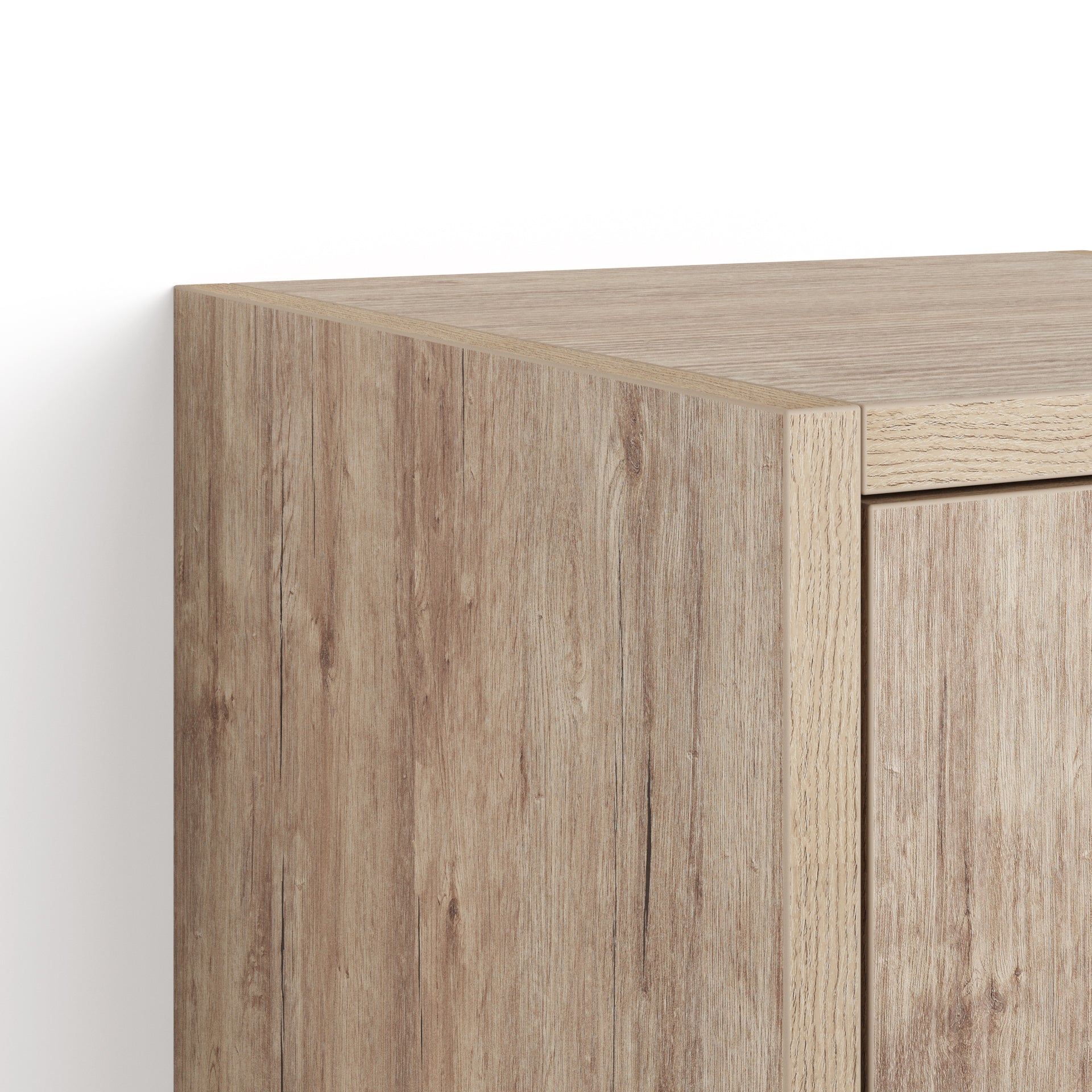 Iacopo Wall Unit 27.55 in, with Vertical Door, Oak - Detail image 2