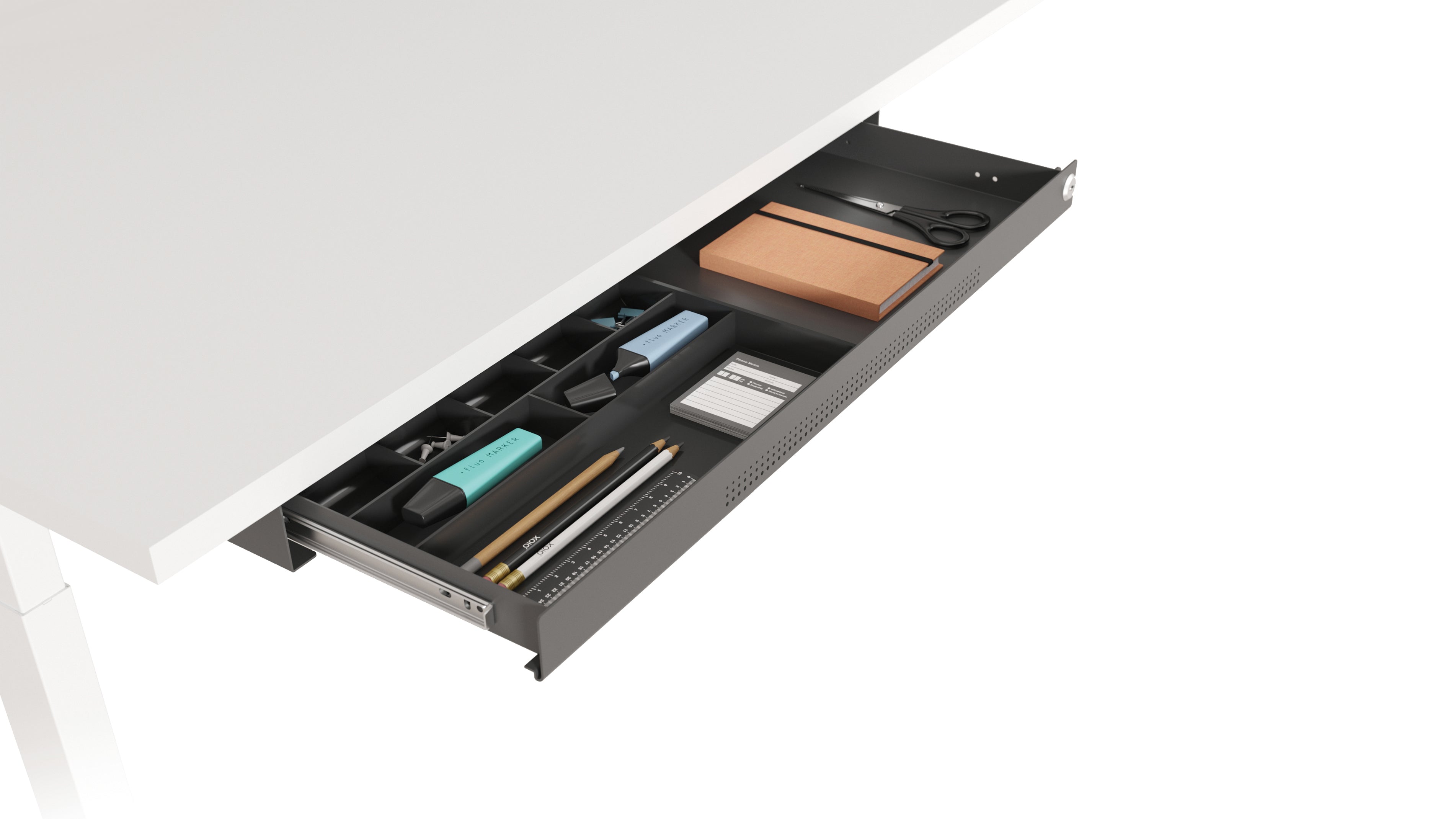 Clara desk drawer, black - Set image 1