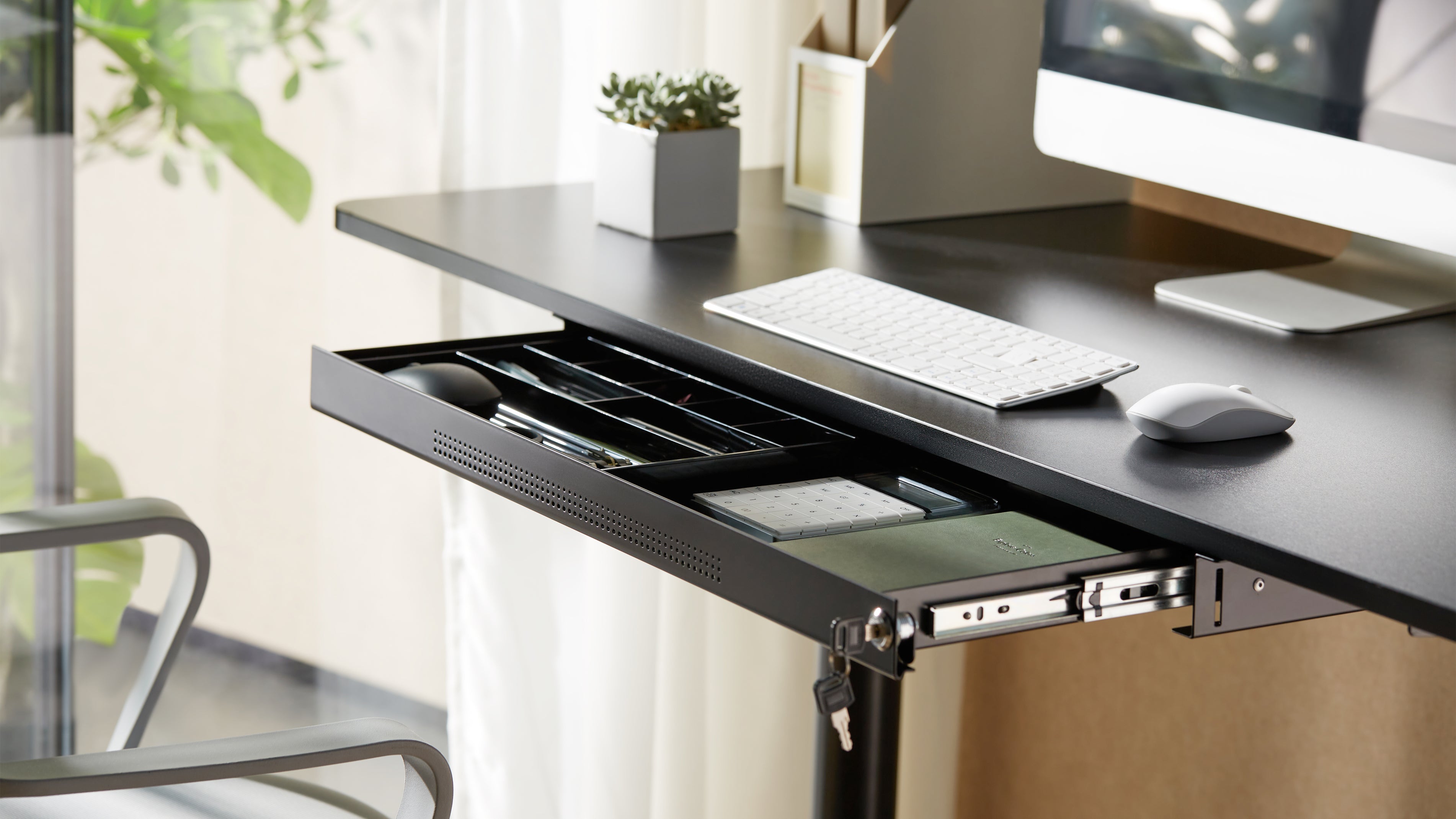 Clara desk drawer, black - Set image 4