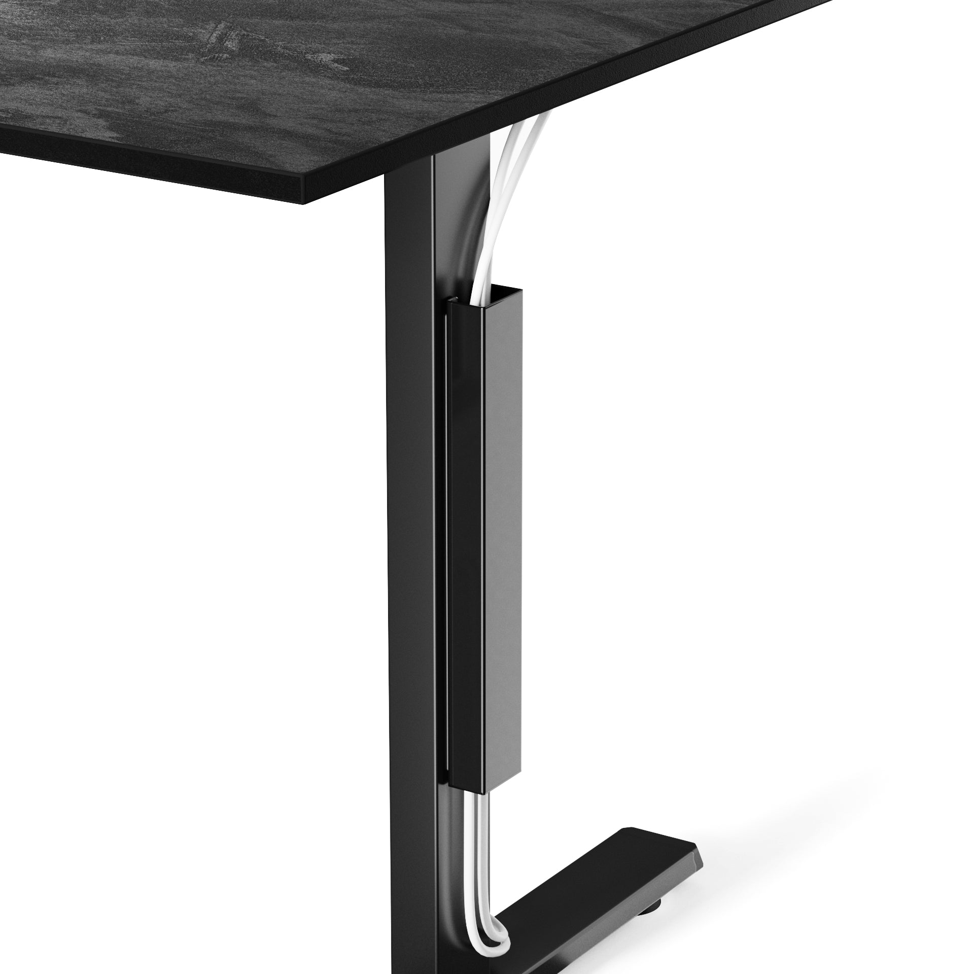Kabelkanal für Schreibtisch, Clara, Schwarz