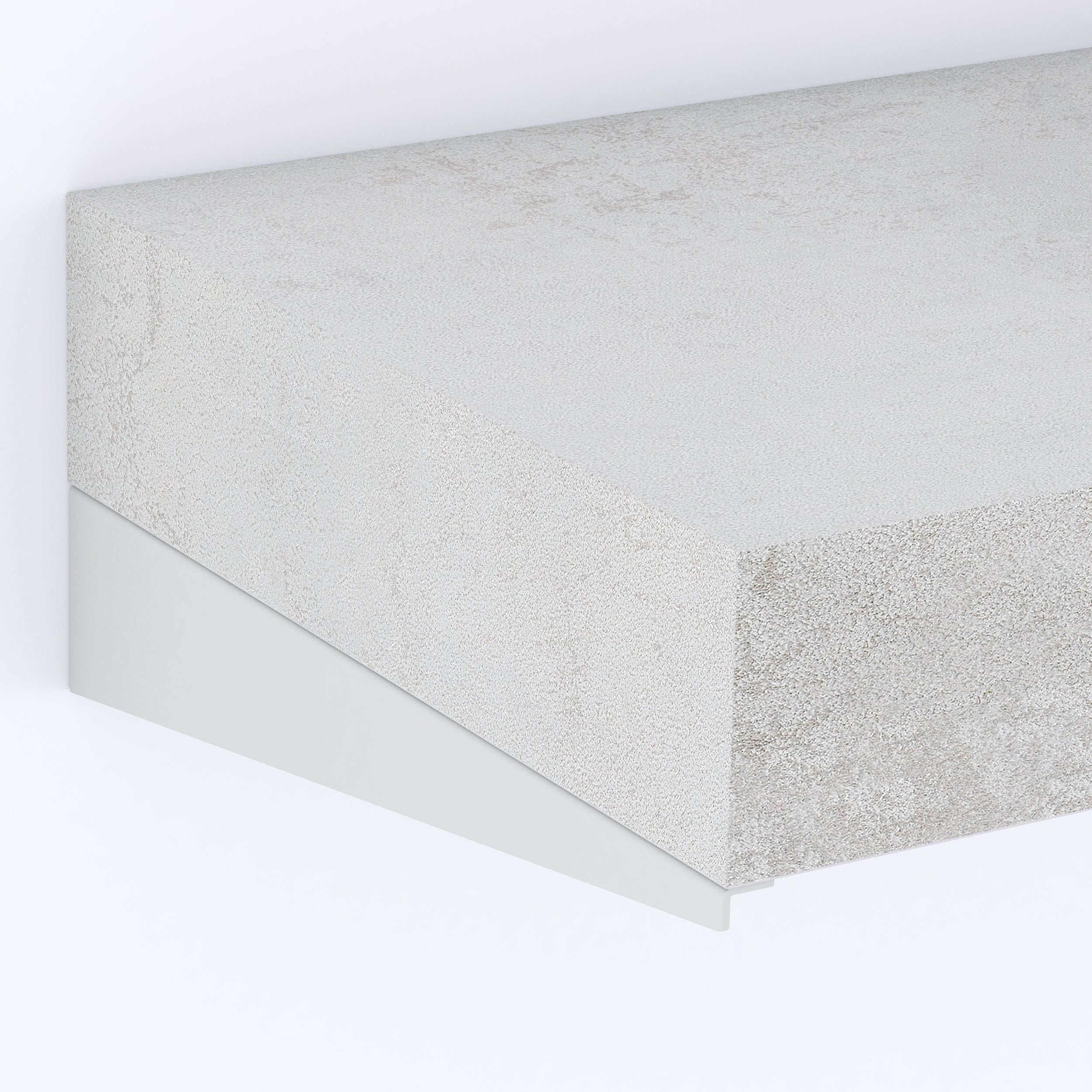 Tv Wandregal Evolution 120 x 40, grauer Beton - Detail image 2