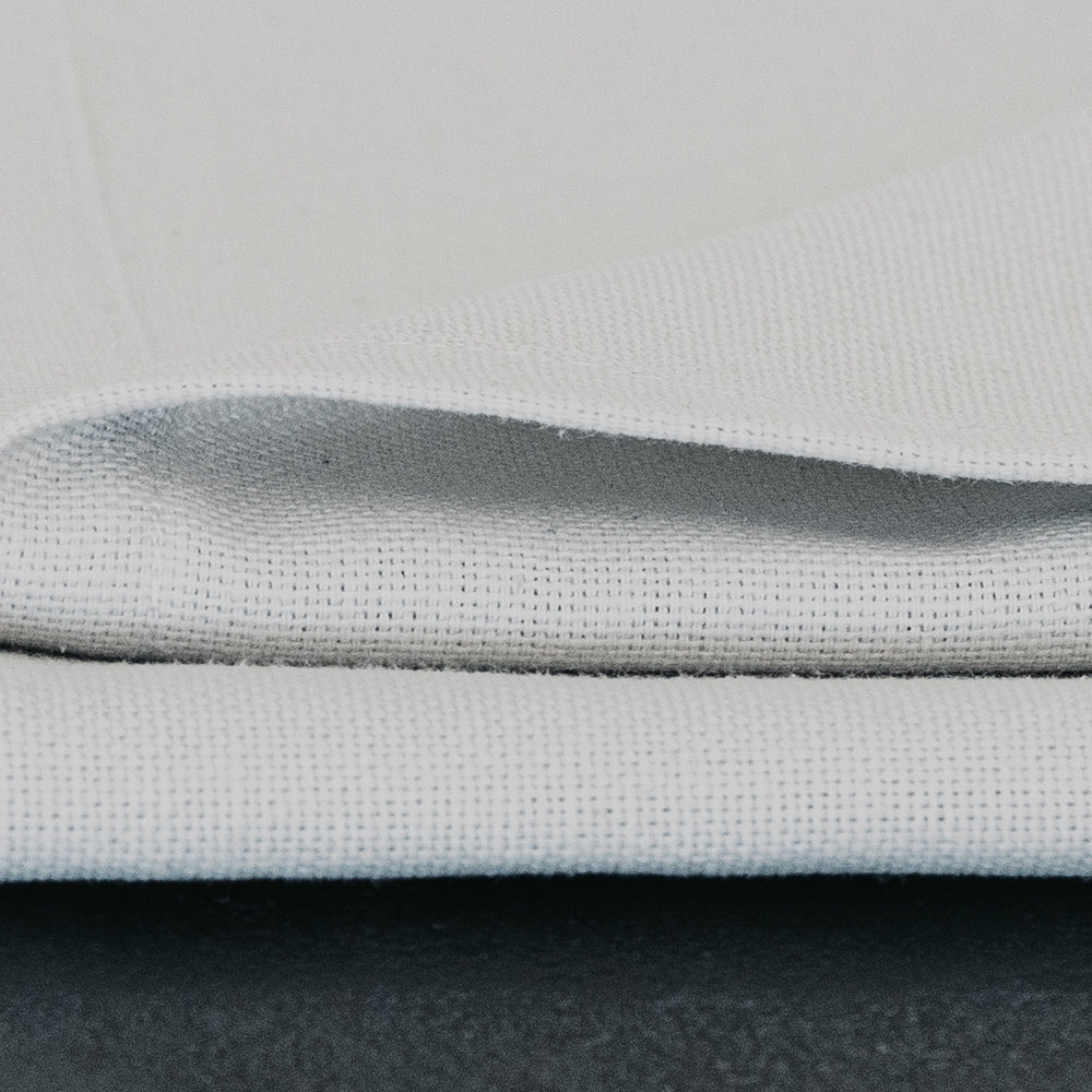 Serviettes de table Gioele en coton 35x35, Lot de 2, Gris Clair - Detail image 3