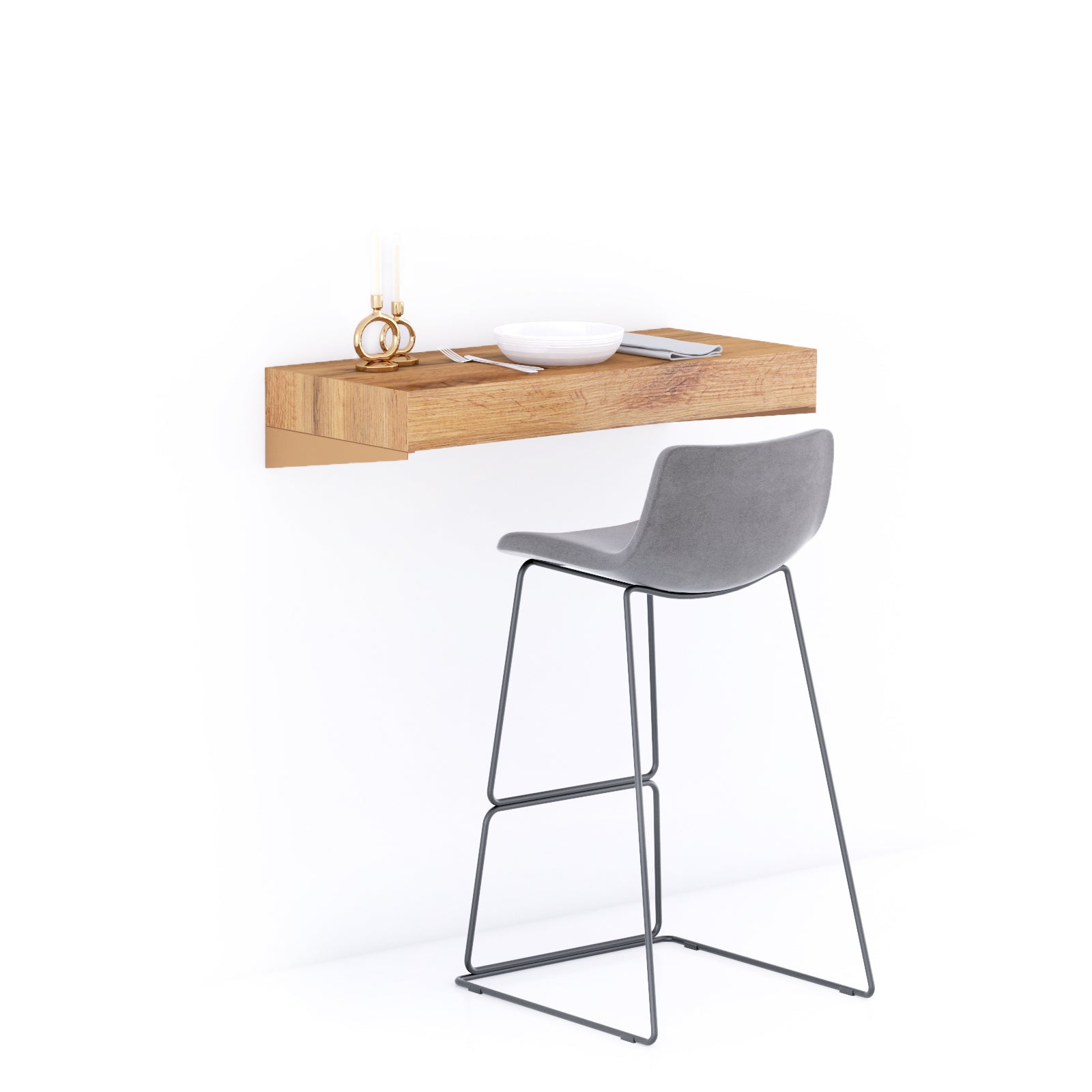 Mensolone Da Bar Evolution 90x40, Rovere Rustico - Immagine principale