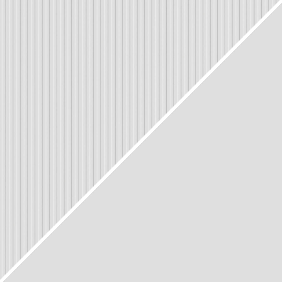 Modułowy regał Romina z drzwiczkami Cannettato (76,8 x 200 cm), Matowa Biel - Zdjęcie wykończenia 1