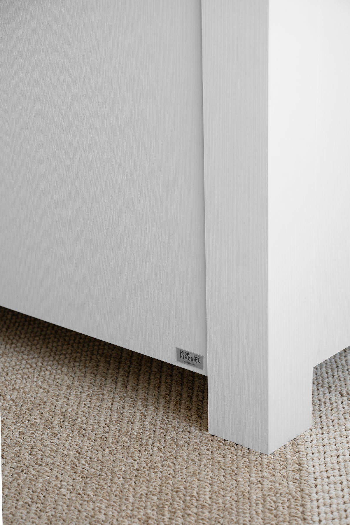 Buffet bas 3 portes Rachele, (180x45x80 cm), Frêne Blanc - Image de détail 13