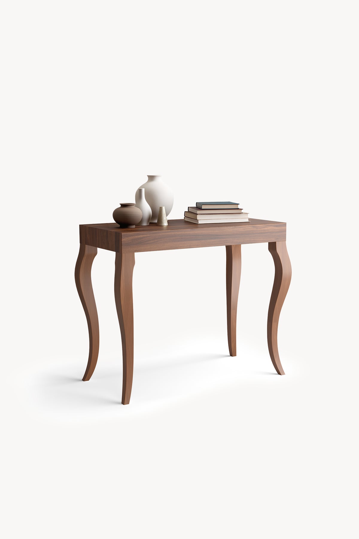 Classico, Extendable Console Table, 45(310)x80 cm, Canaletto Walnut