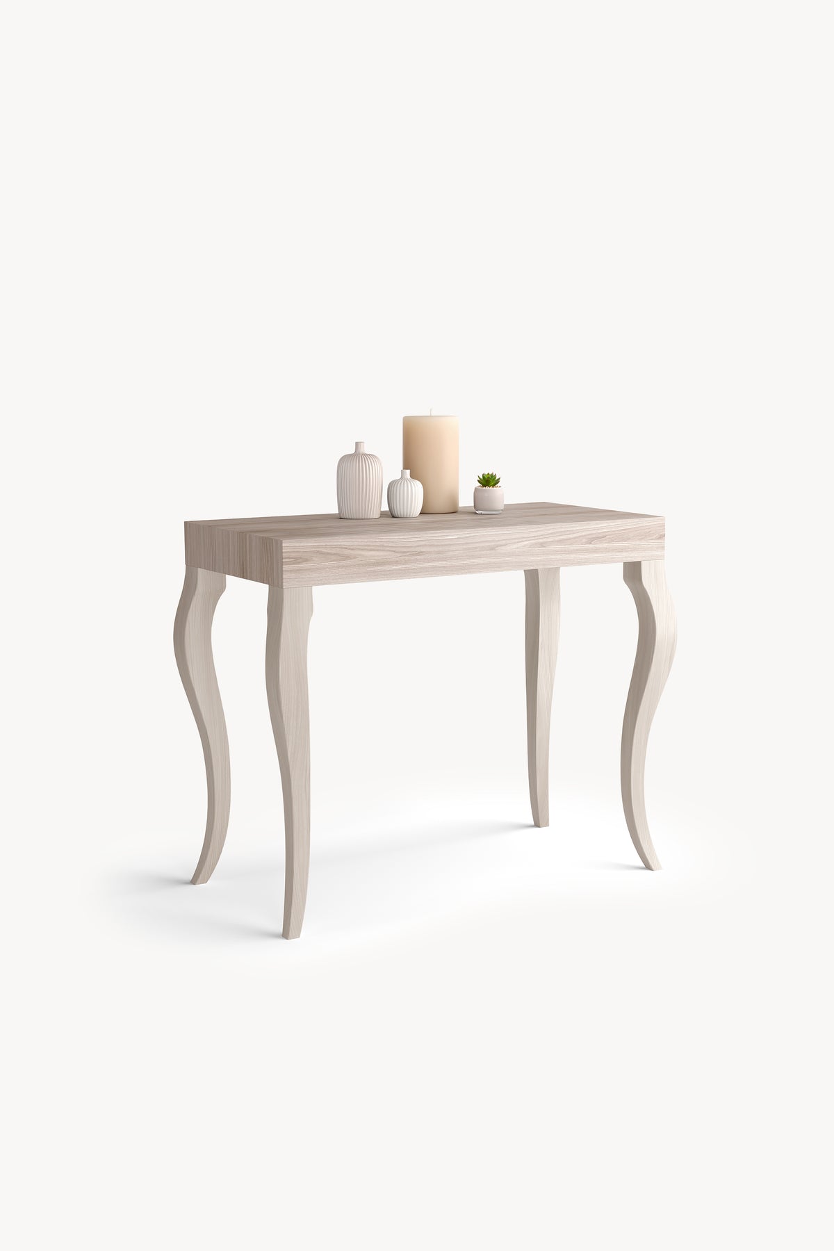 Classico, Extendable Console Table, 45(310)x80 cm, Pearl Elm - Detail image 1