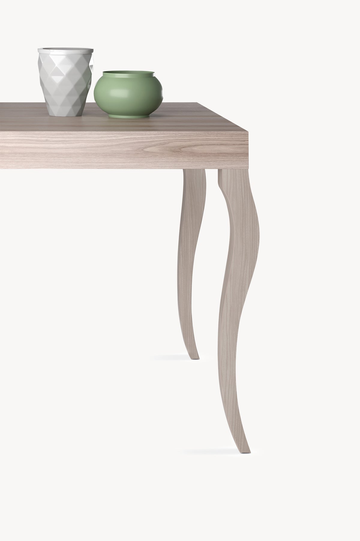 Tavolo Consolle Allungabile, Classico, 45(310)x80 cm, Olmo perla - Immagine dettaglio 2