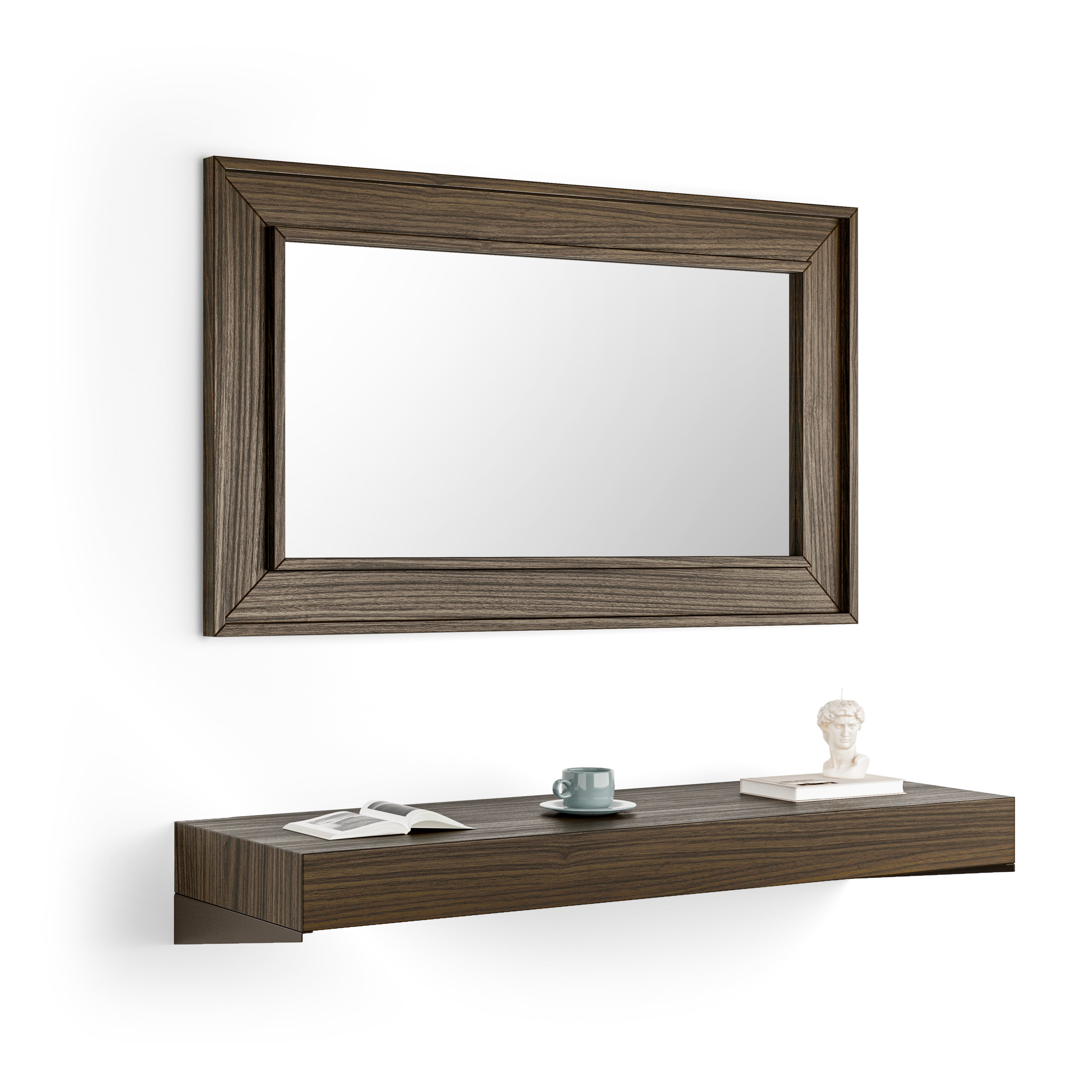Console Murale Evolution 120x40, Noyer américain