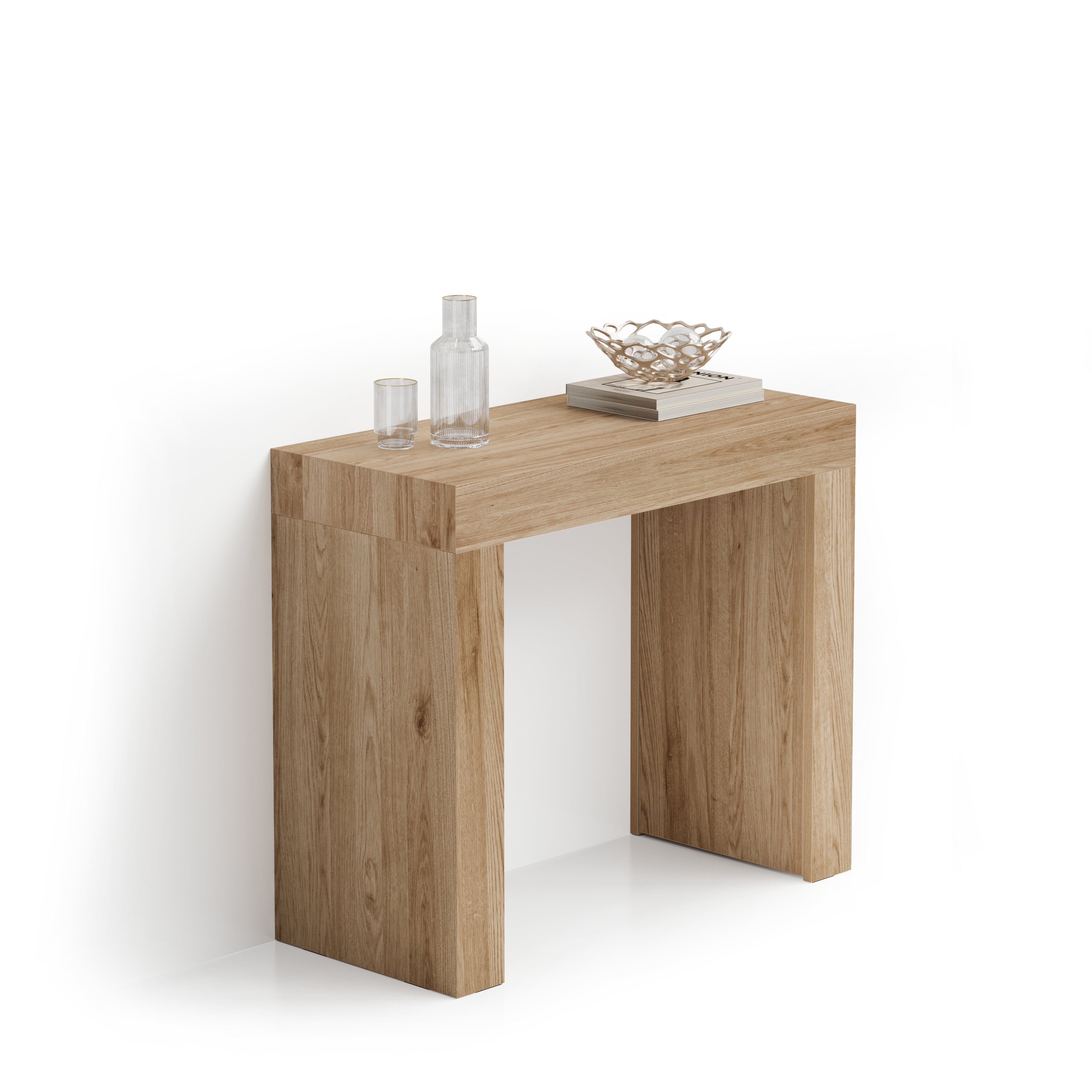 Console d'Entrée Evolution 90x40, Chêne Clair - Main image