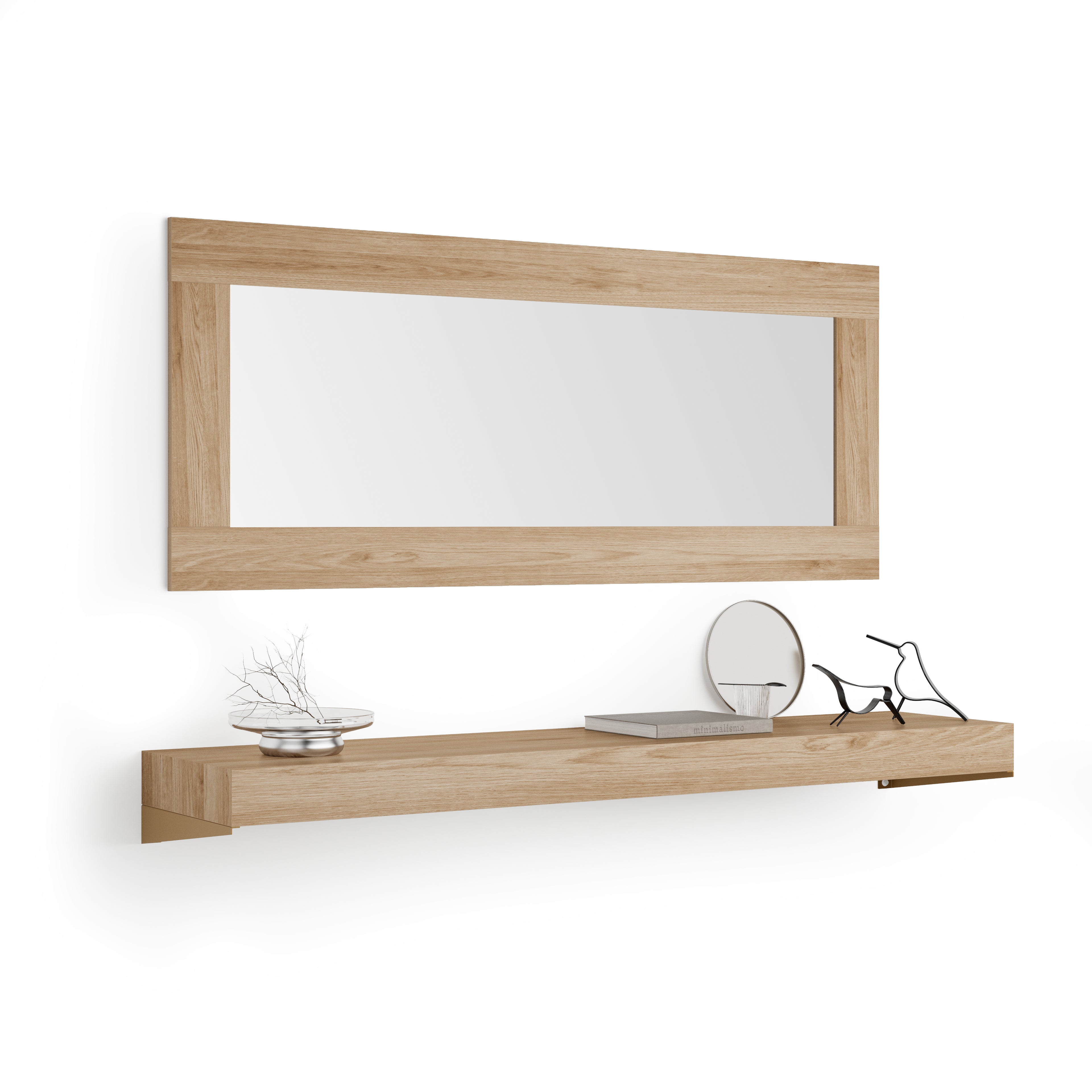 Consolle Sospesa Evolution 180x40, Rovere Naturale