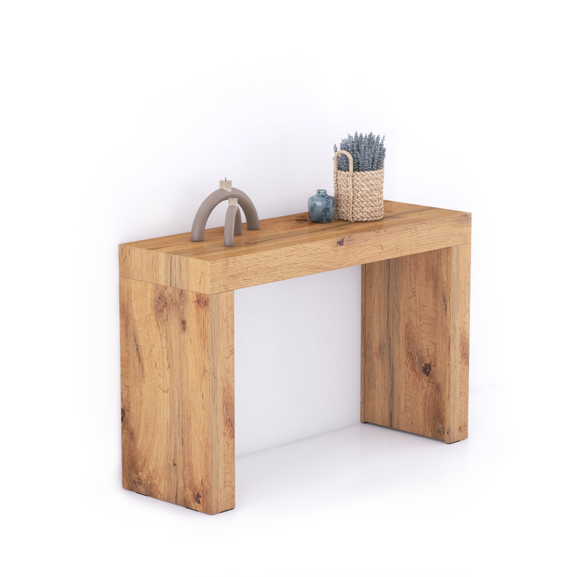 Console d'Entrée Evolution 120x40, Bois Rustique