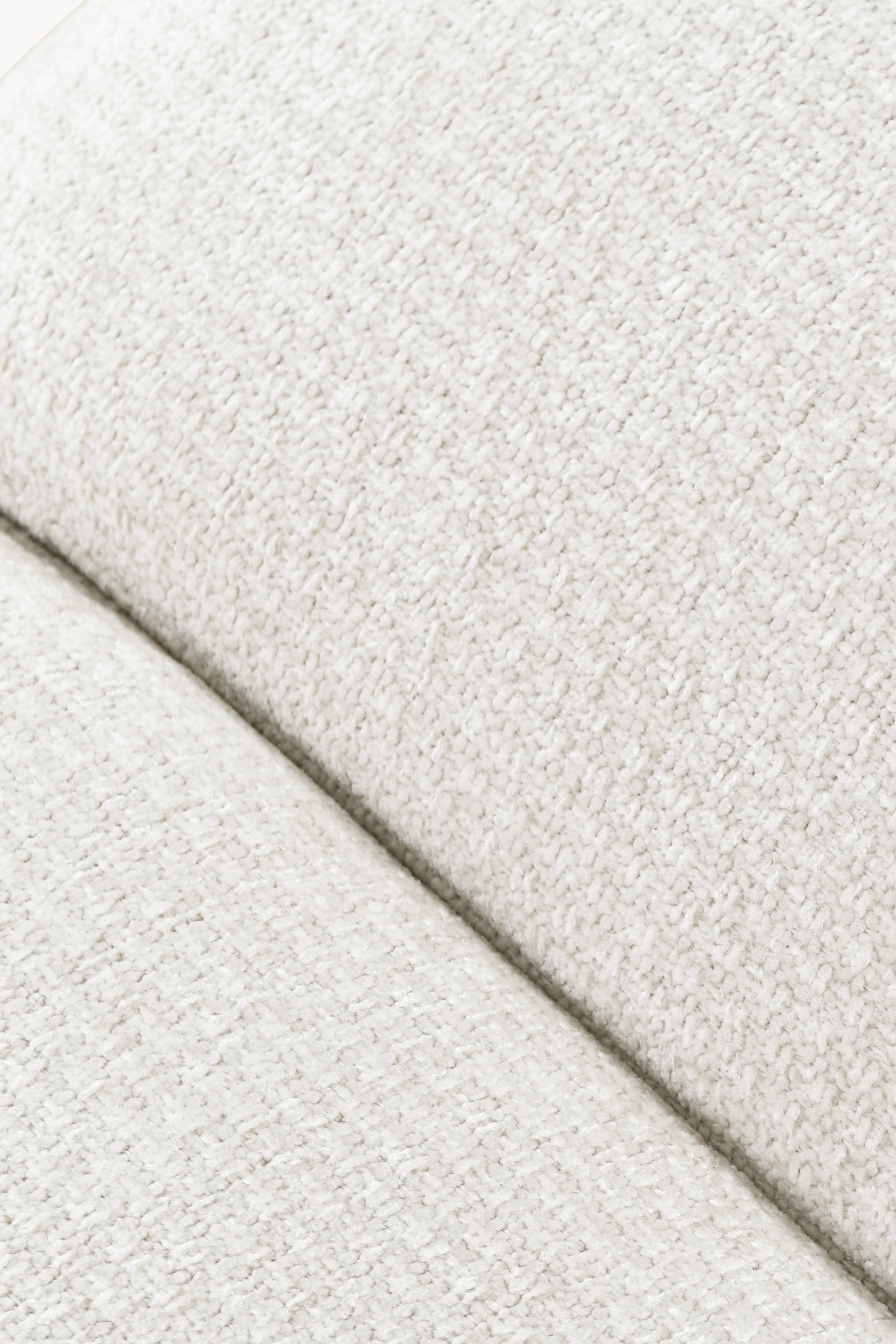 Modulares Ecksofa Rossella 284x91 cm, Aschweiß - Detailbild 12