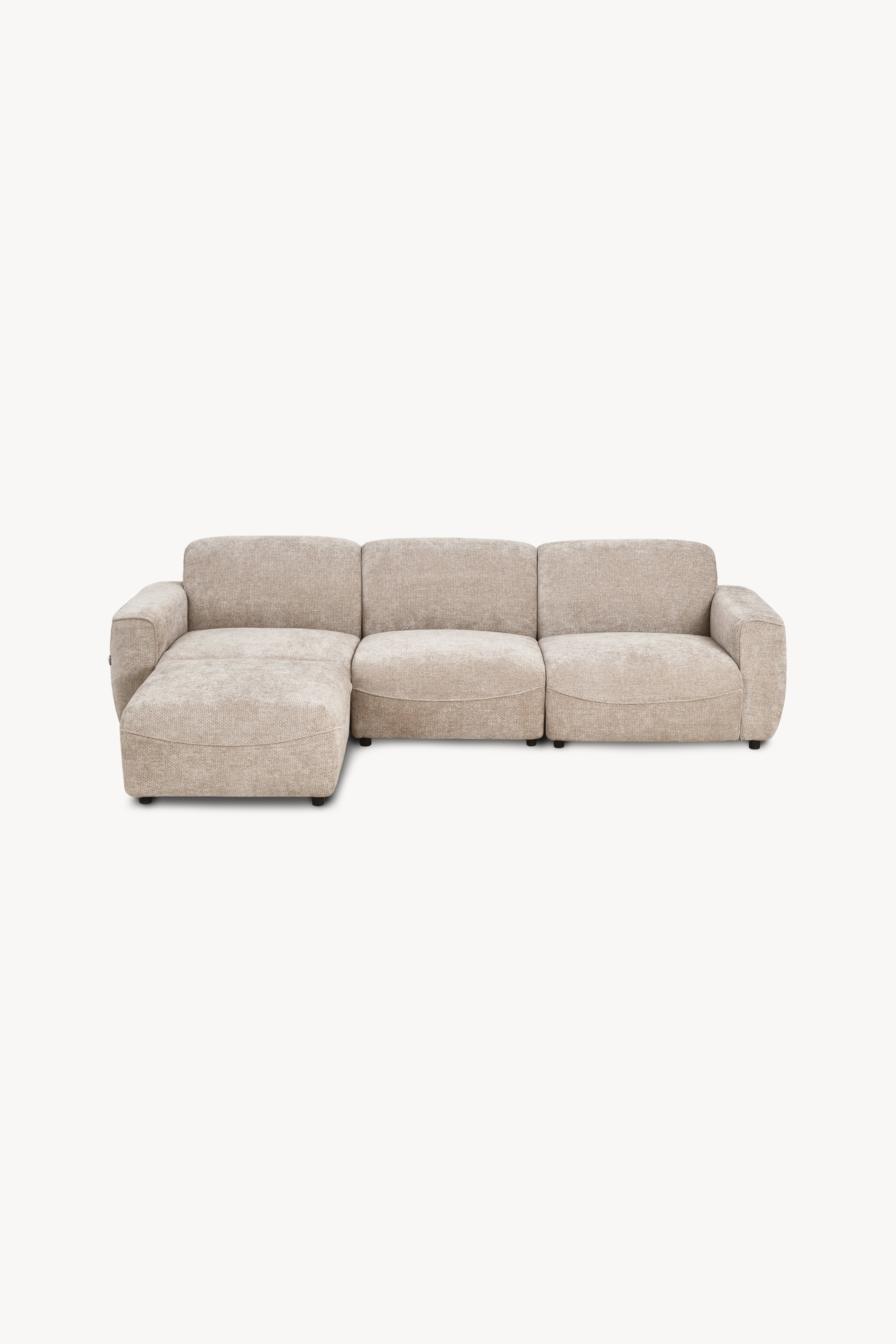 Rossella modular corner sofa 284x91 cm, Sand - Detail image 2