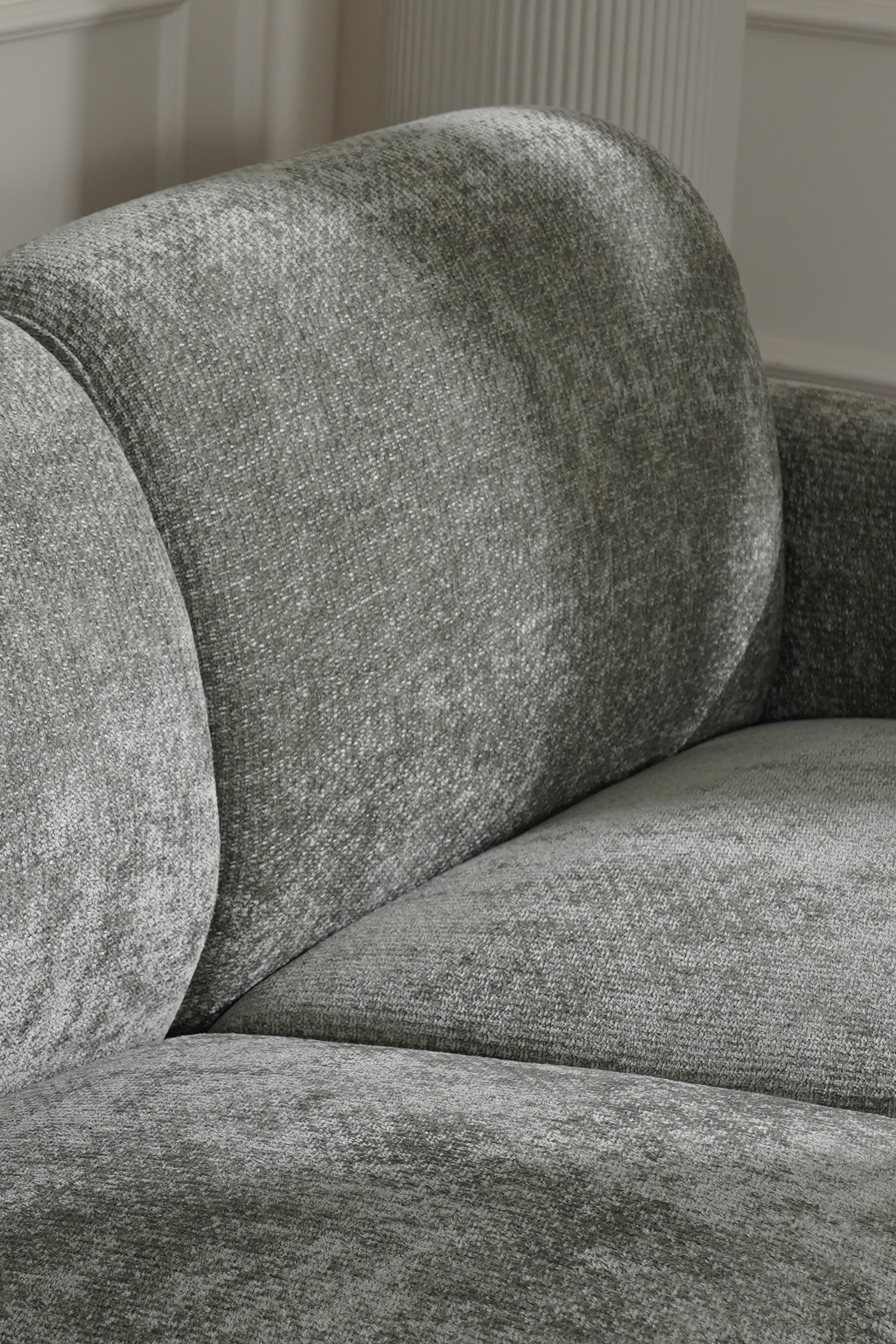 Modulares Ecksofa Rossella 284x91 cm, Steingrau - Detailbild 10