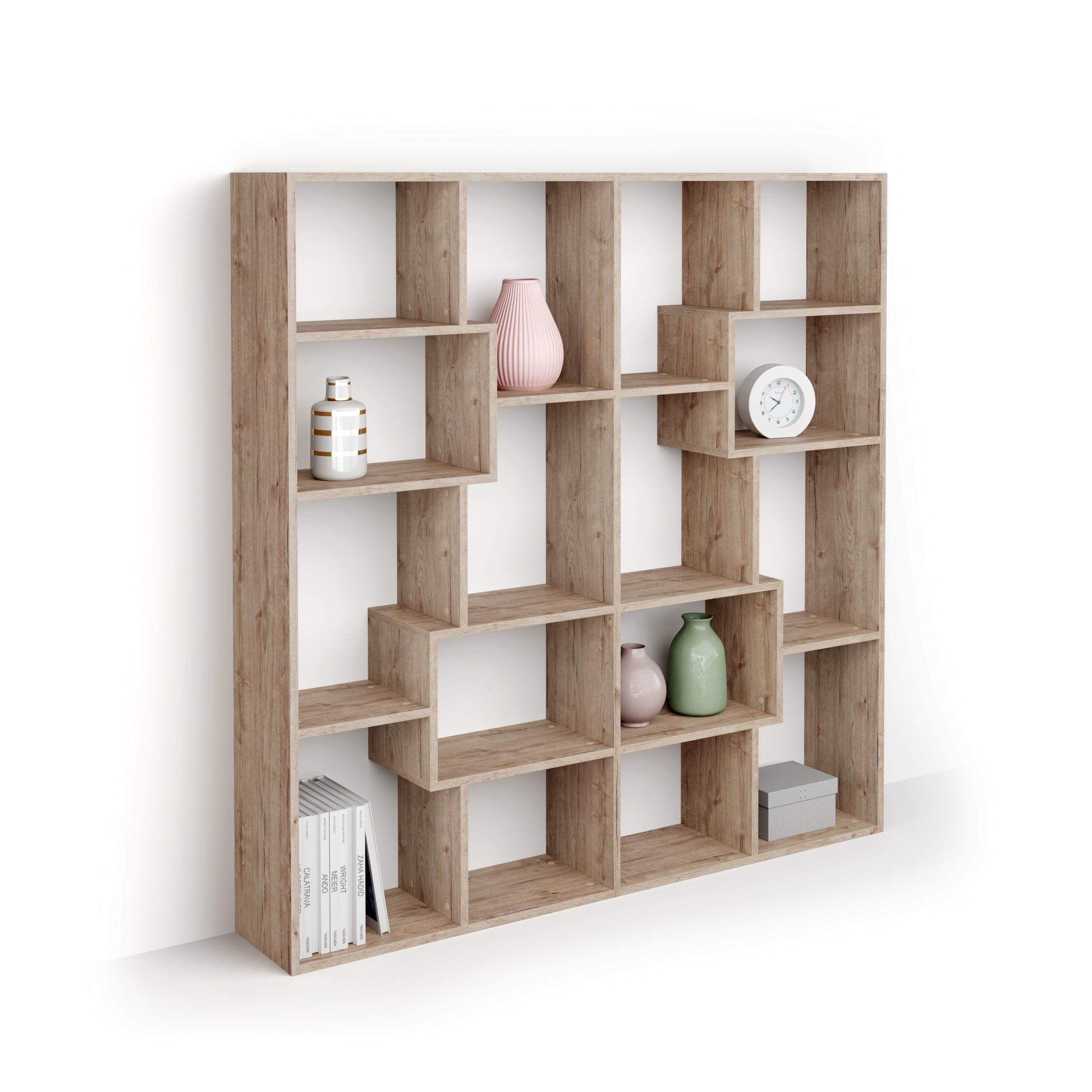 Iacopo S Bookcase (160.8 x 158.2 cm), Oak - Main image