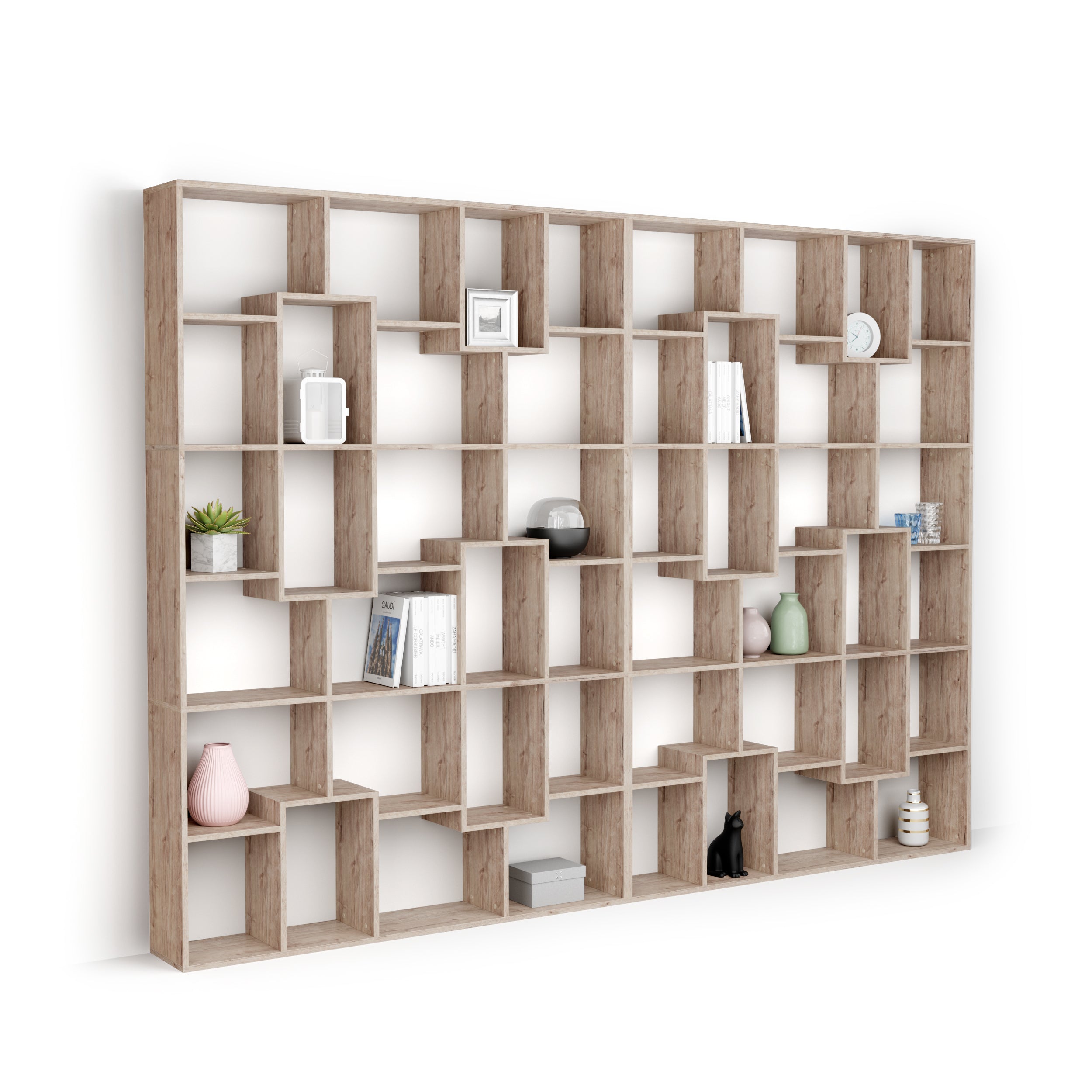 Iacopo XL Bücherregal (236,4 x 321,6 cm), Eiche - Main image