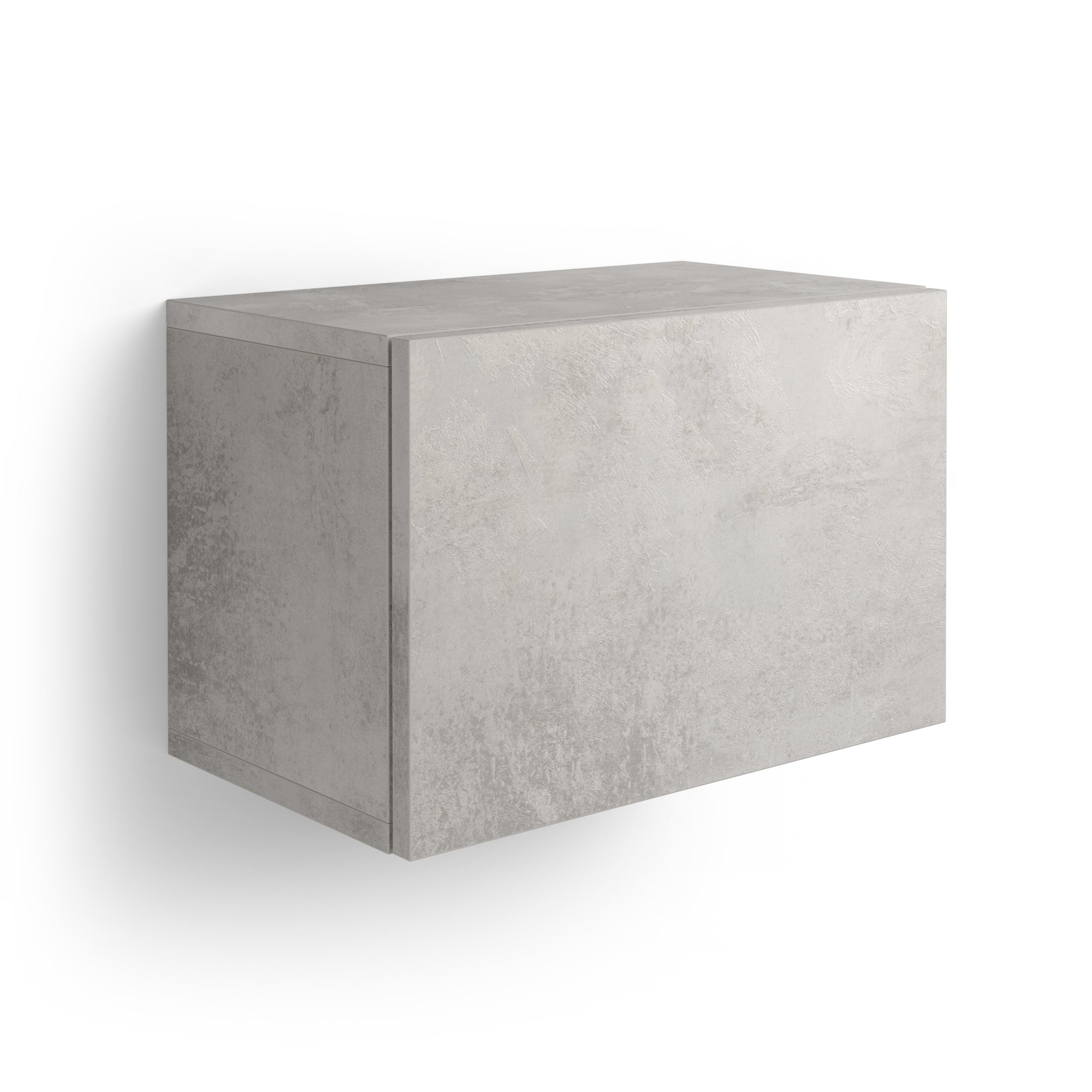 Pensile cubo con anta, Iacopo, Grigio Cemento - Immagine dettaglio 2
