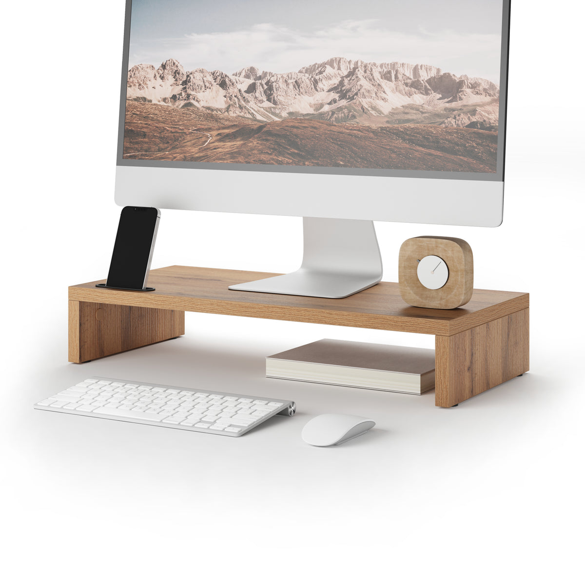 Supporto Per Tastiera Inclinato In Acrilico Trasparente – Alza PC Per Digitazione Ergonomica, 43x15x3,8 Cm, Per Ufficio E Casa