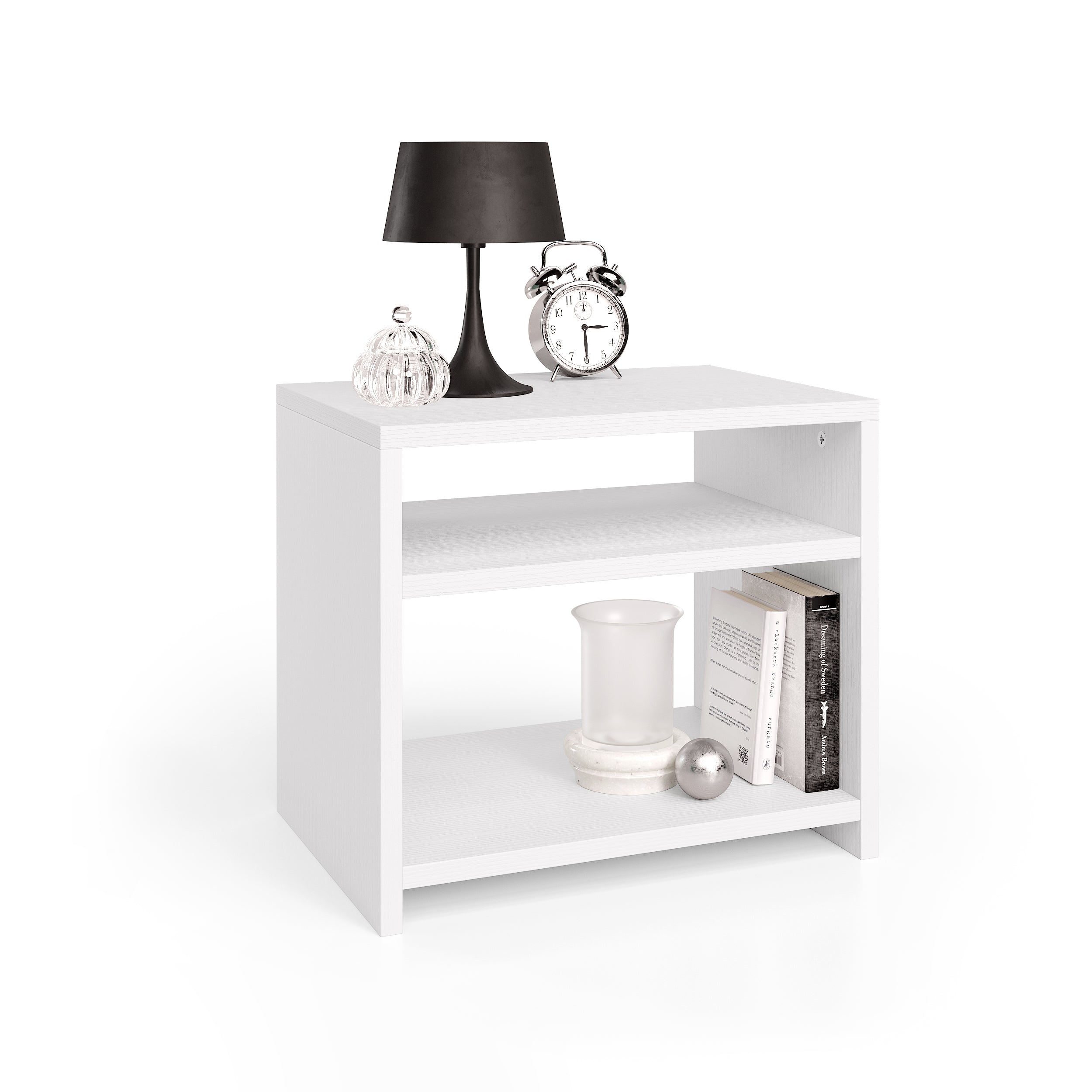 Table de nuit Martino, Frêne Blanc