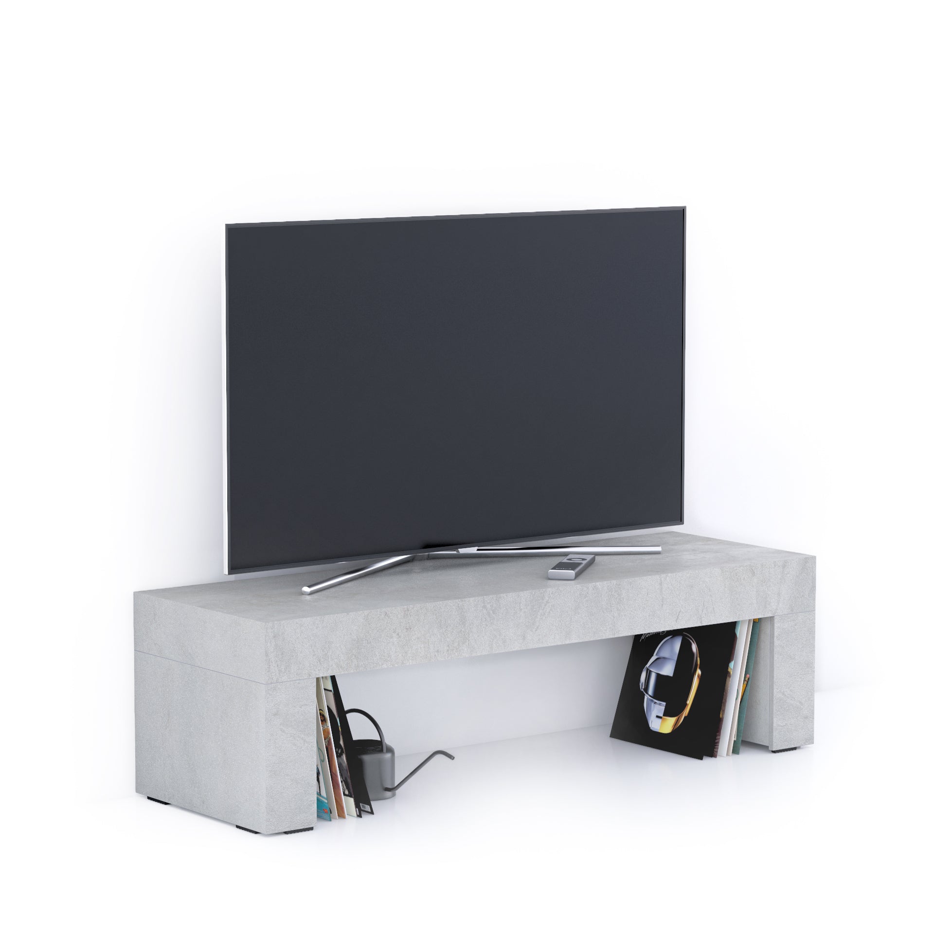 MeubleTV Evolution 120x40, Gris béton