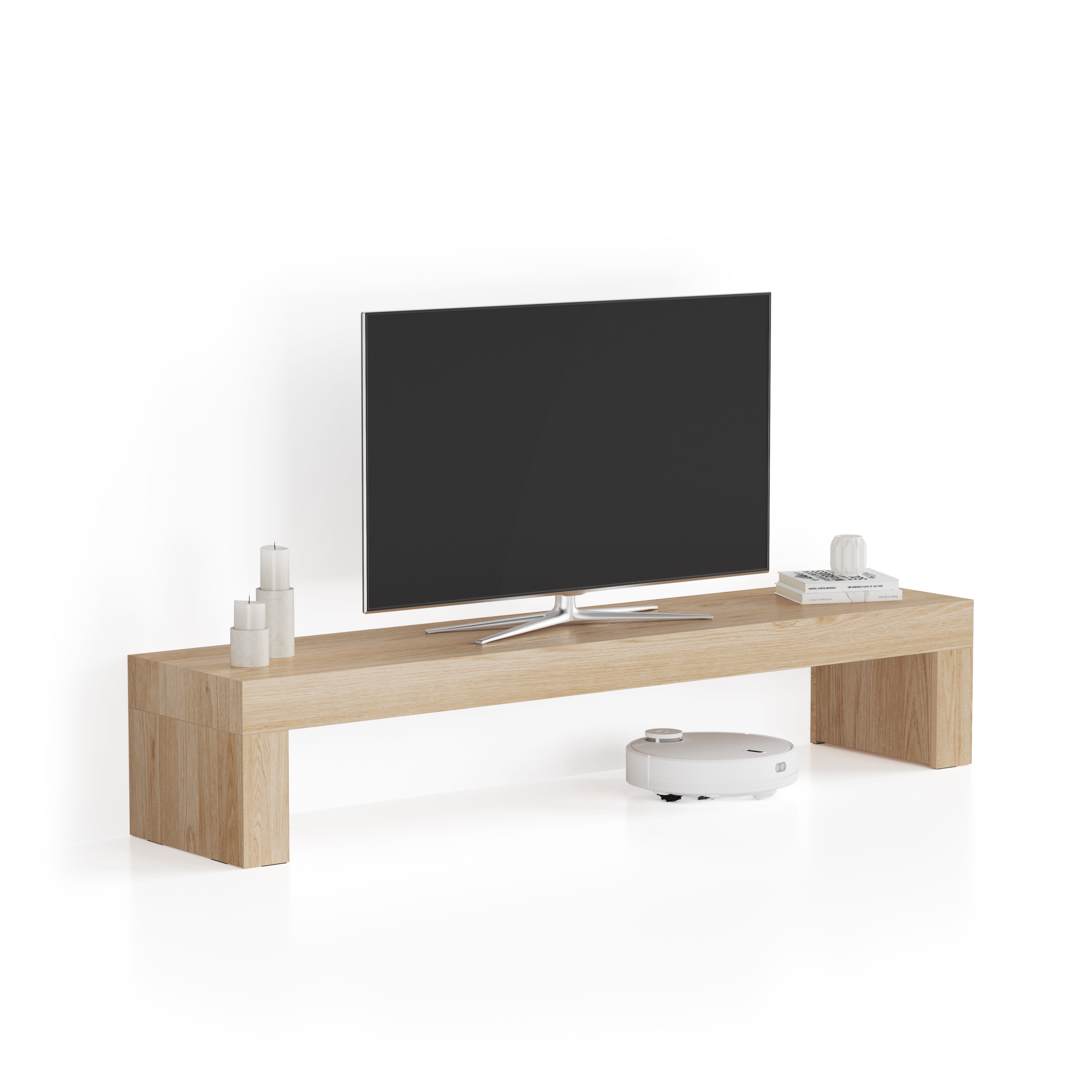 Porta Tv Evolution 180x40, Rovere Naturale - Immagine principale