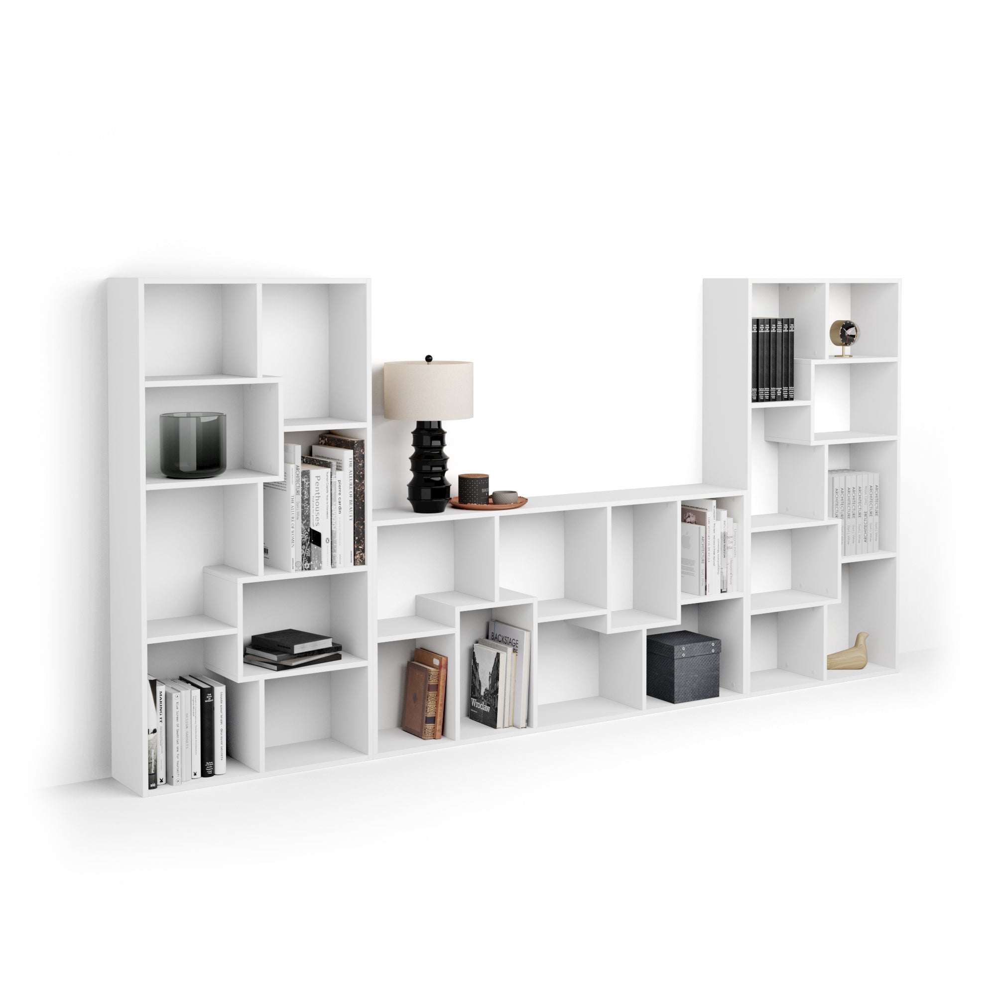 Mueble de TV Iacopo, color Blanco fresno - Detail image 2