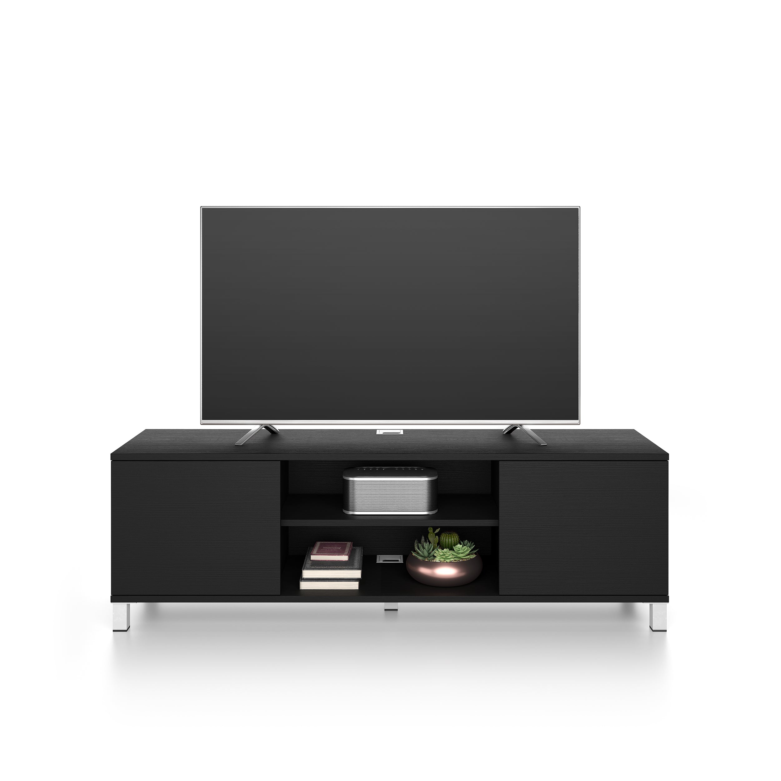 Rachele TV-Schrank, Esche, Schwarz