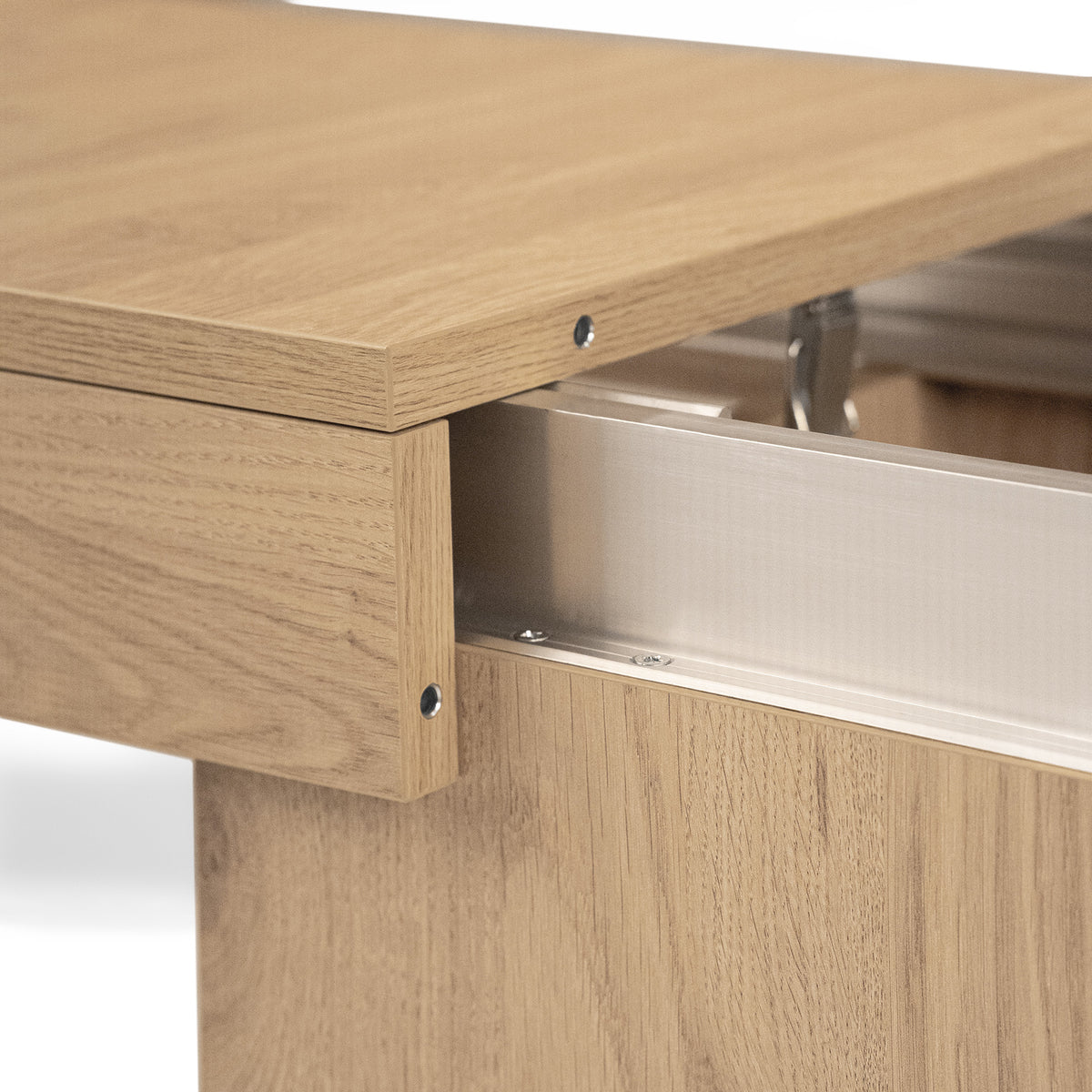 Rachele Extendable Bench 67,5(292)x35,6 cm, Light Oak - Detail image 7