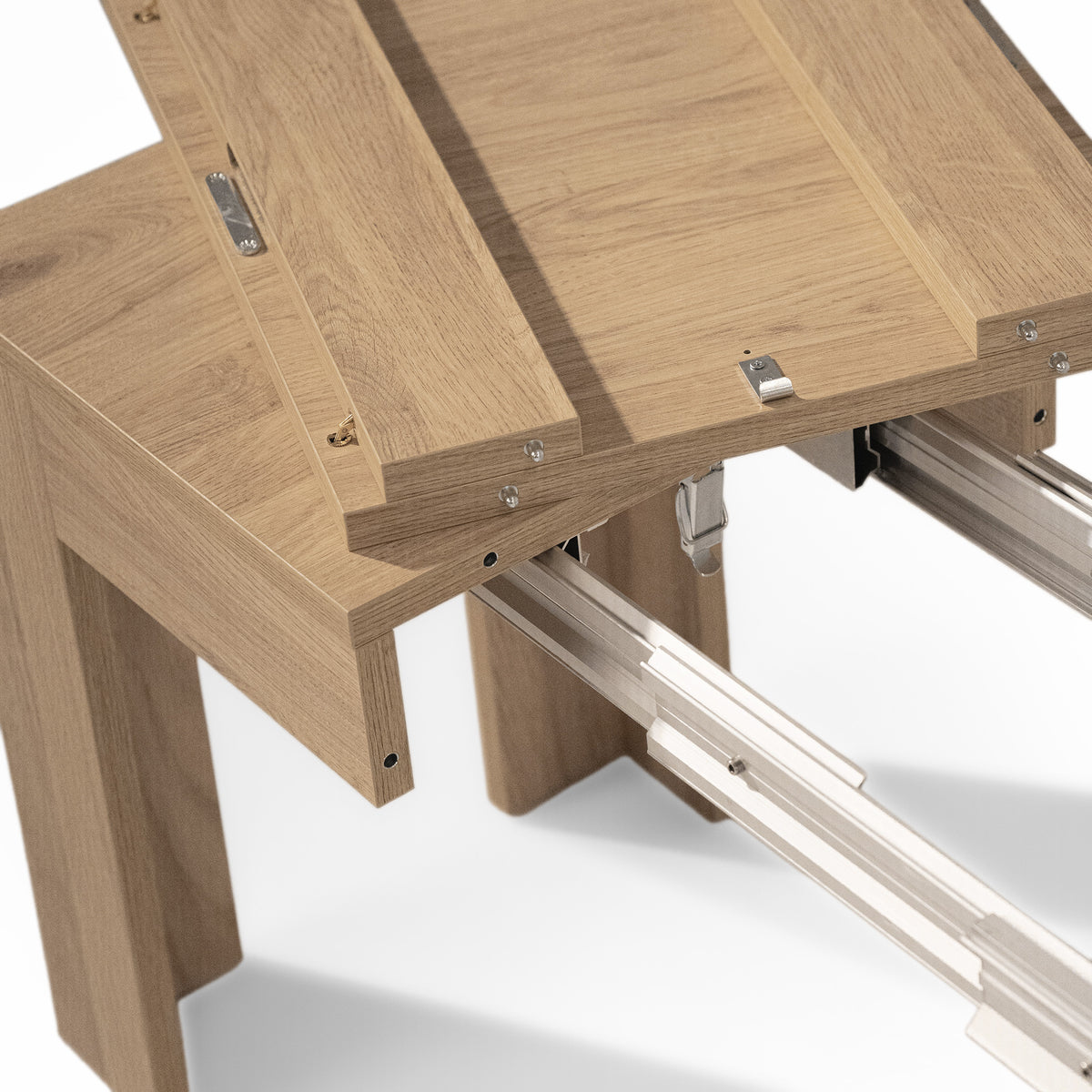 Rachele Extendable Bench 67,5(292)x35,6 cm, Light Oak - Detail image 9