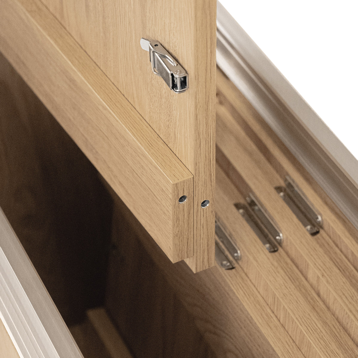 Rachele Extendable Bench 67,5(292)x35,6 cm, Light Oak - Detail image 10