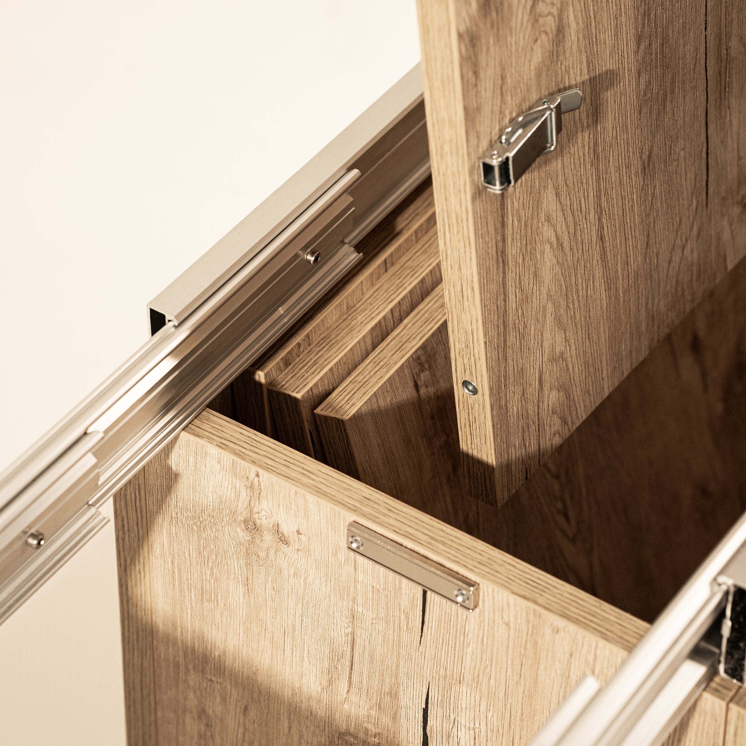 Banc Extensible X 67,5(292)x35,6 cm, Chêne Naturel - Detail image 6