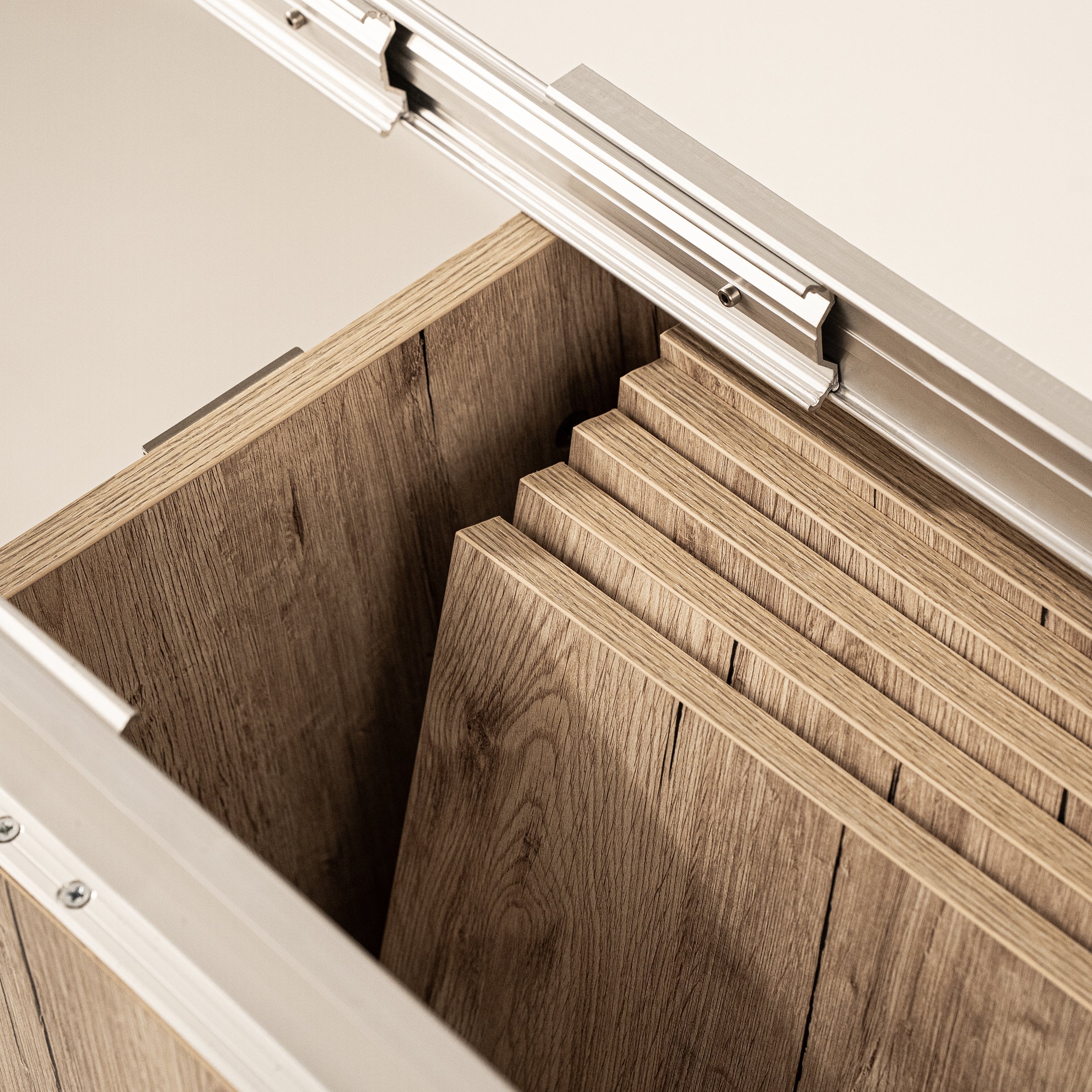 Banc Extensible X 67,5(292)x35,6 cm, Chêne Naturel - Detail image 8