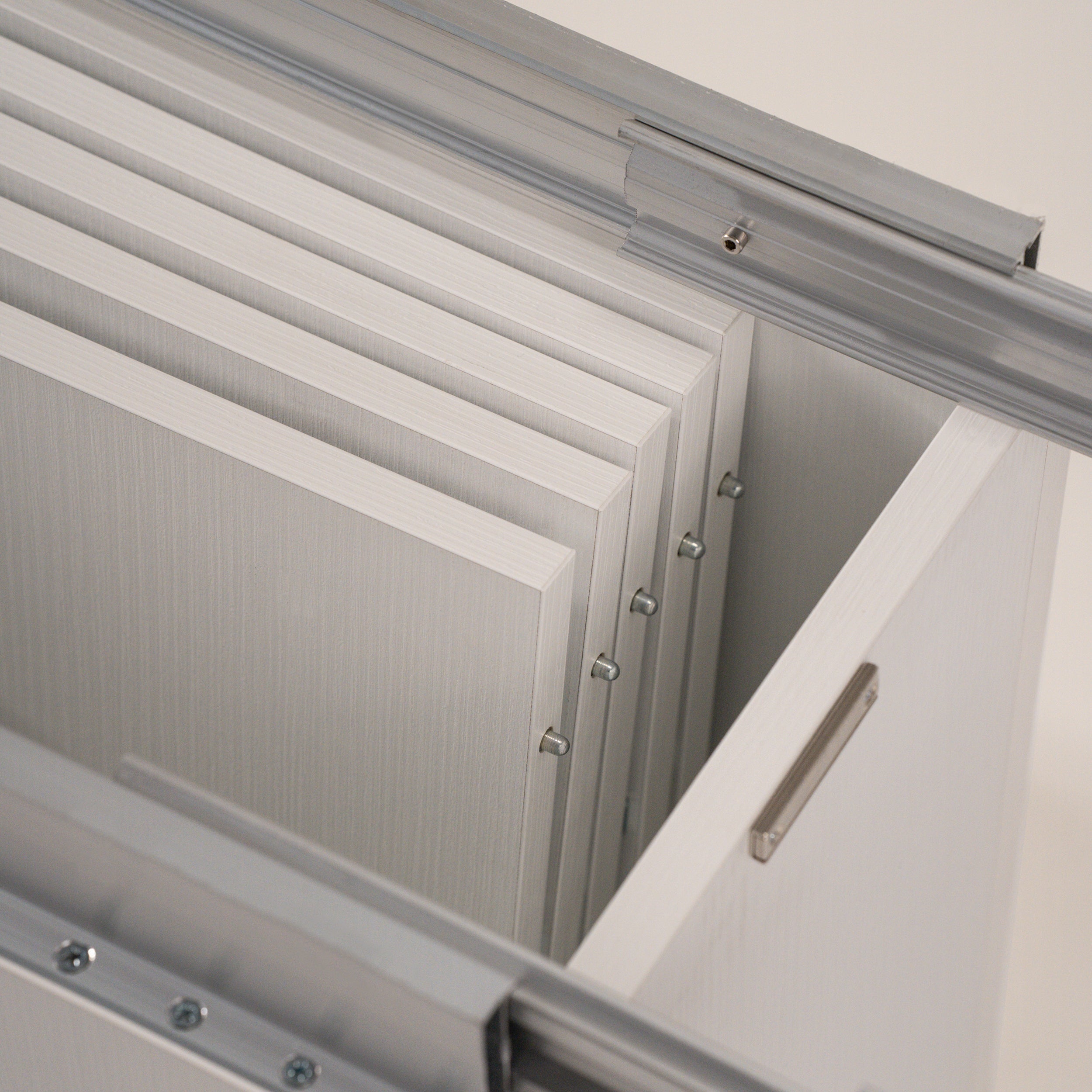 Banc Extensible X 67,5(292)x35,6 cm, Frêne Blanc - Detail image 5