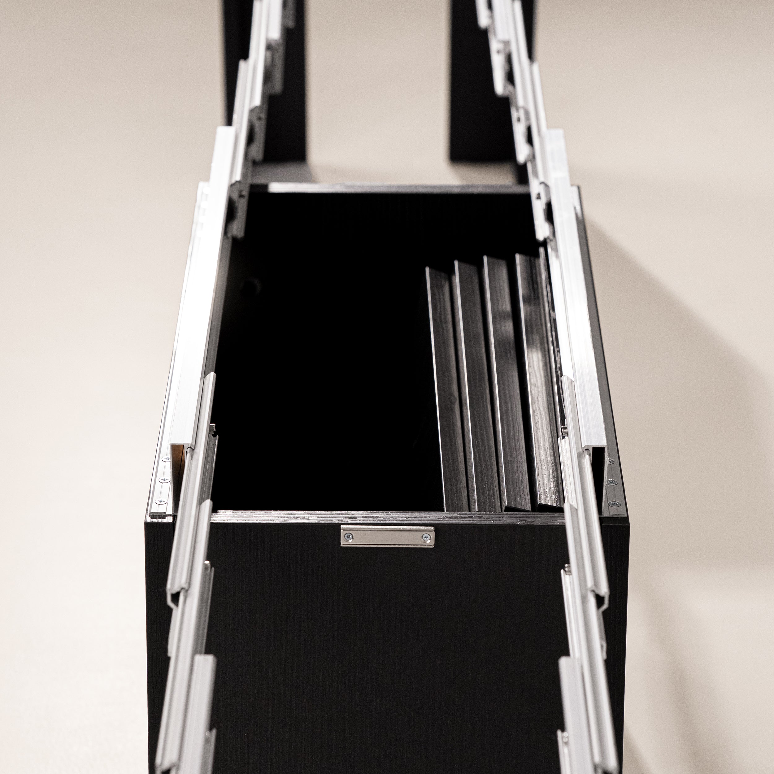 Ausziehbare Bank X 67,5(292)x35,6 cm, Esche Schwarz - Detail image 6