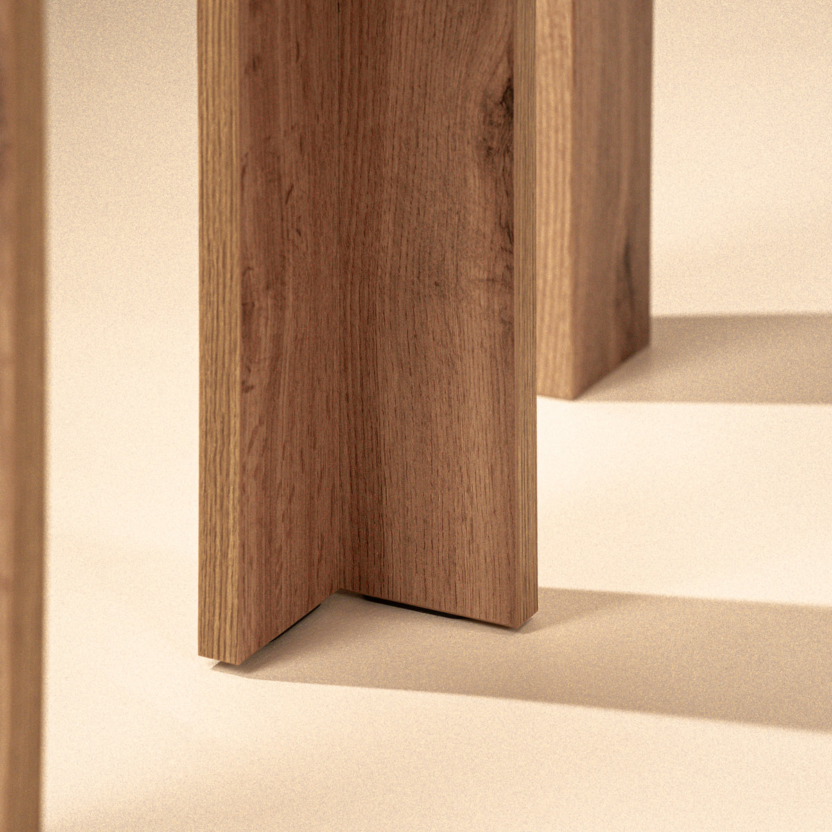 X Extendable Bench 67,5(292)x35,6 cm, Rustic Oak - Detail image 8