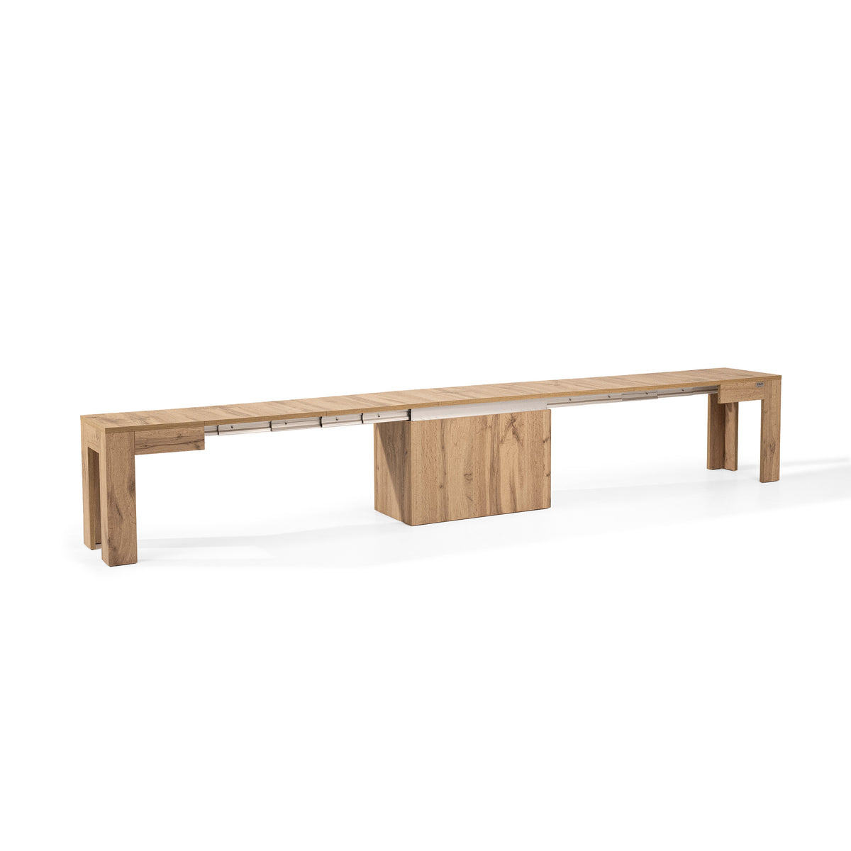 X Extendable Bench 67,5(292)x35,6 cm, Rustic Oak