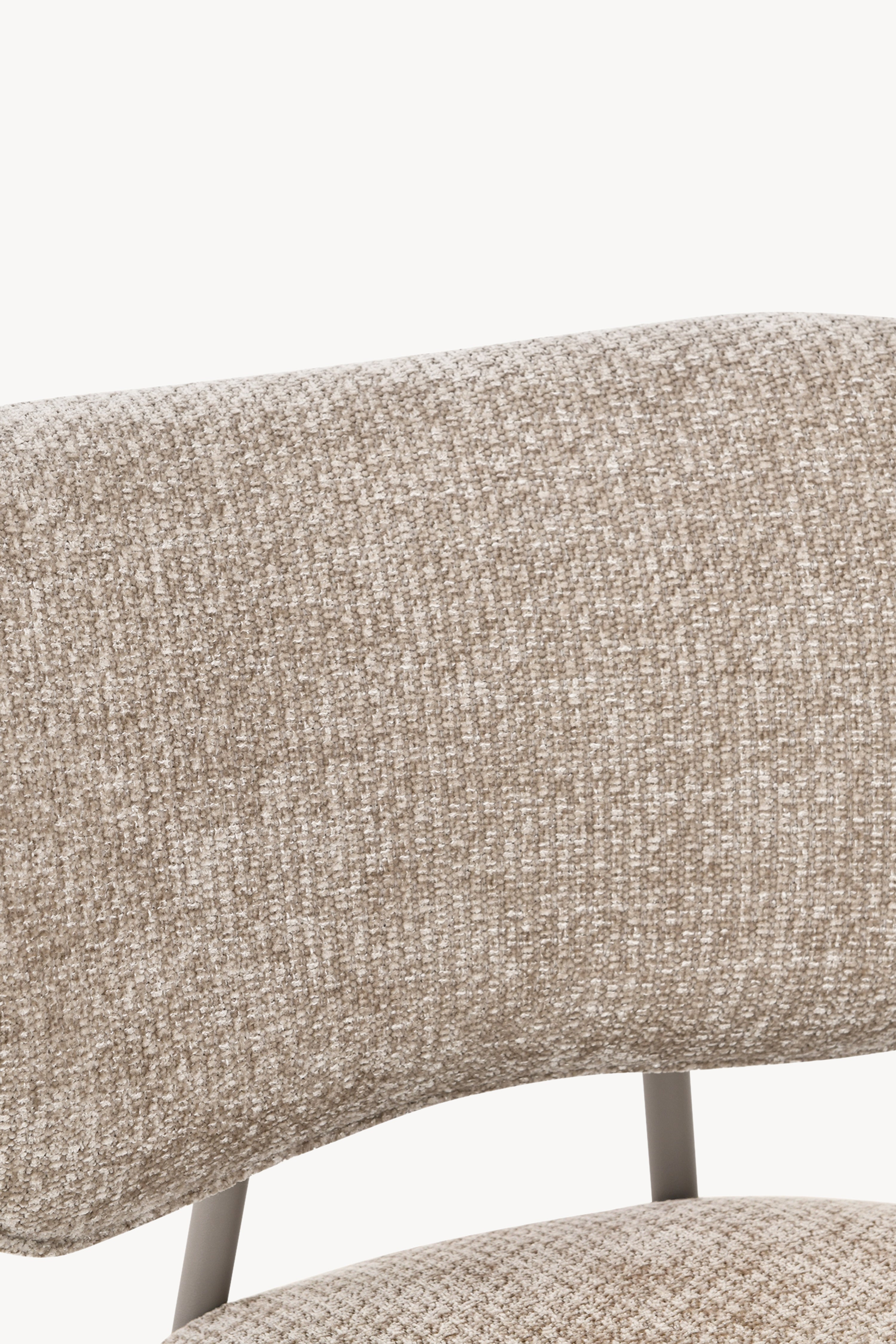 Fauteuil en tissu Rossella, Sable - Image de détail 8
