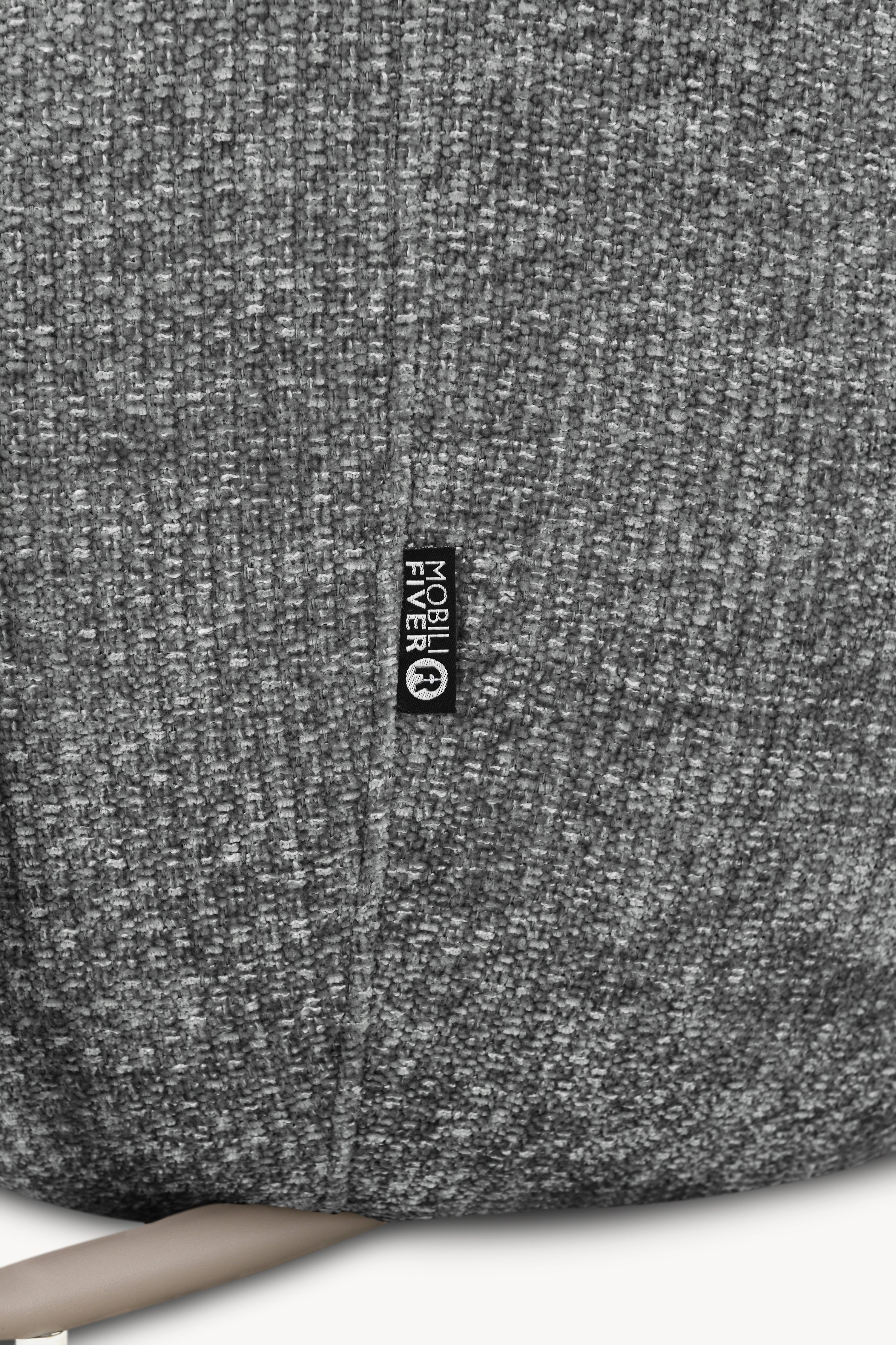 Stoffsessel Rossella, Steingrau - Detailbild 7