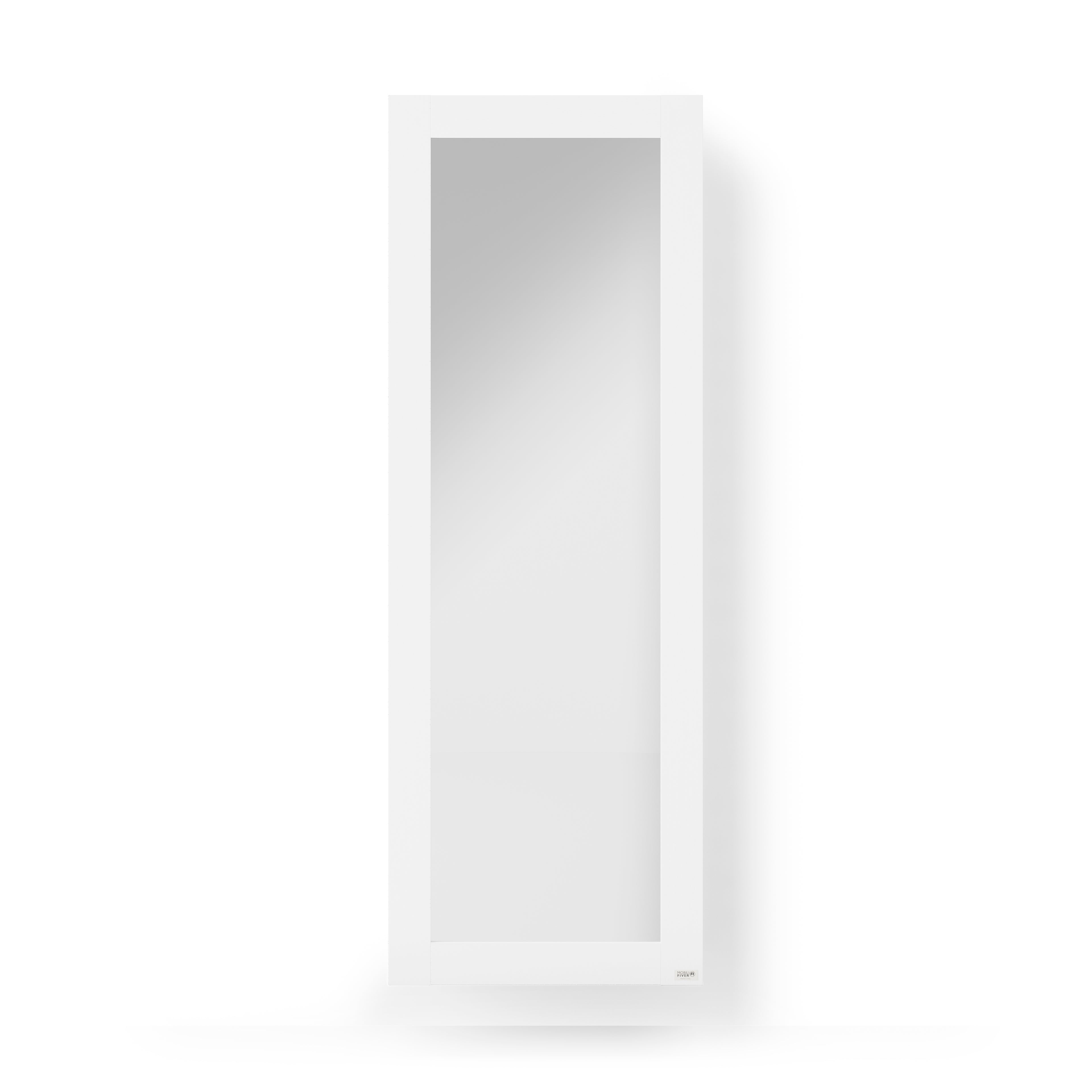 Hängeschuhschrank mit Spiegel Rachele 170x60 cm, Esche Weiß - Detail image 2