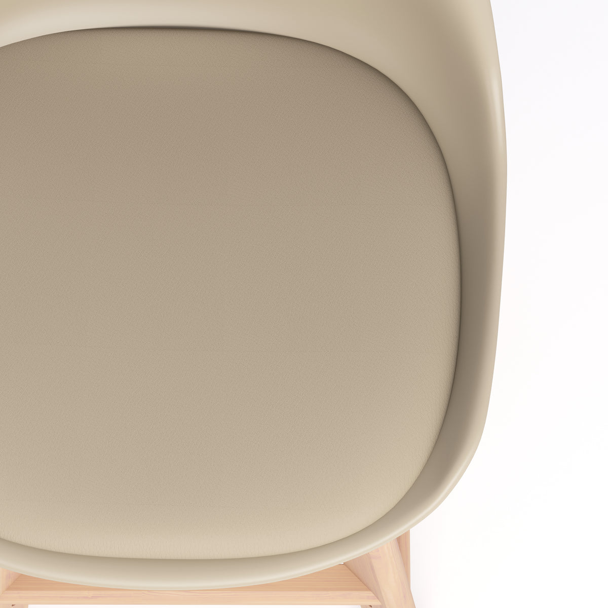 Sgabelli in stile nordico Greta, Set da 2, Beige - Immagine dettaglio 1