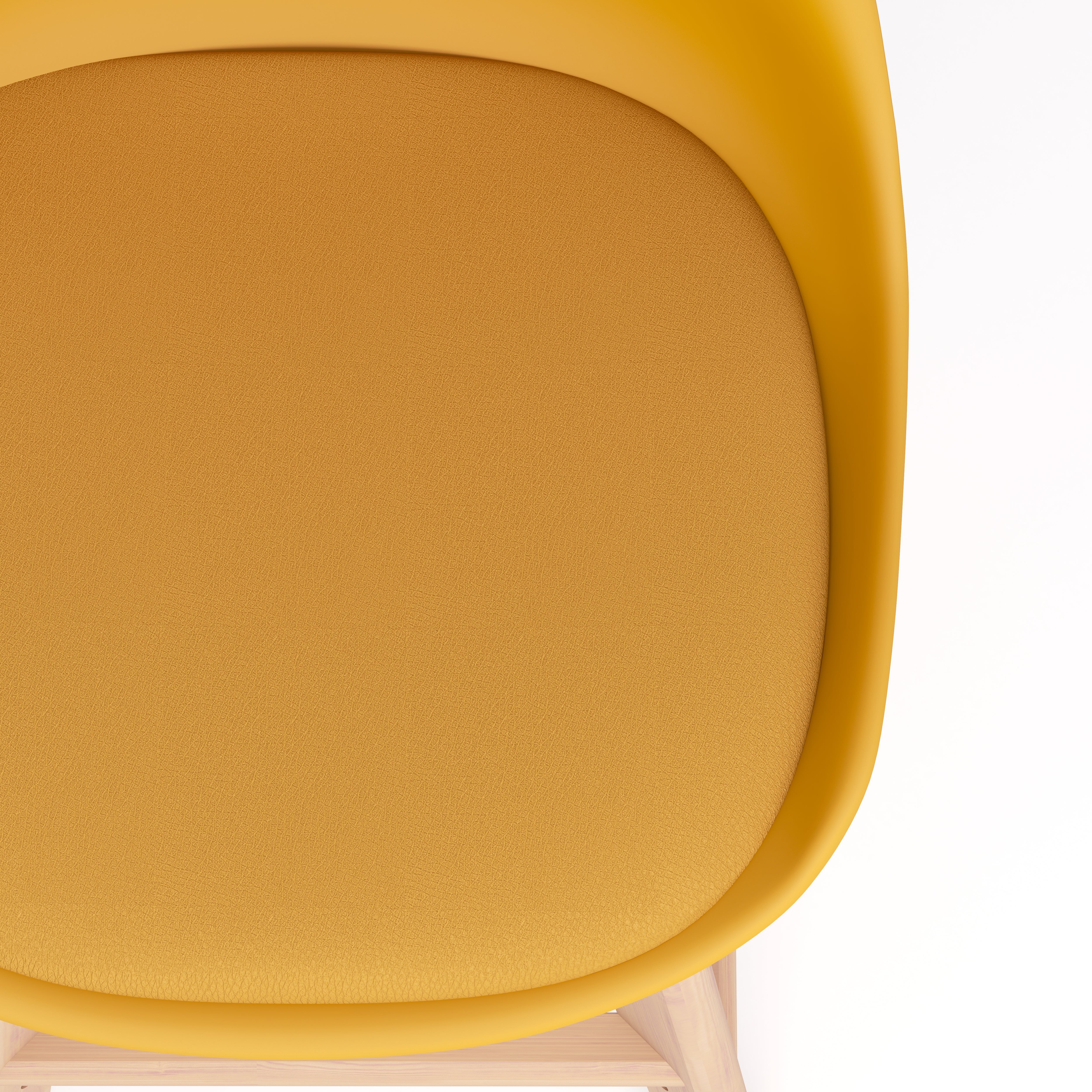 Set de 2 taburetes altos Greta, color Mostaza - Detail image 1
