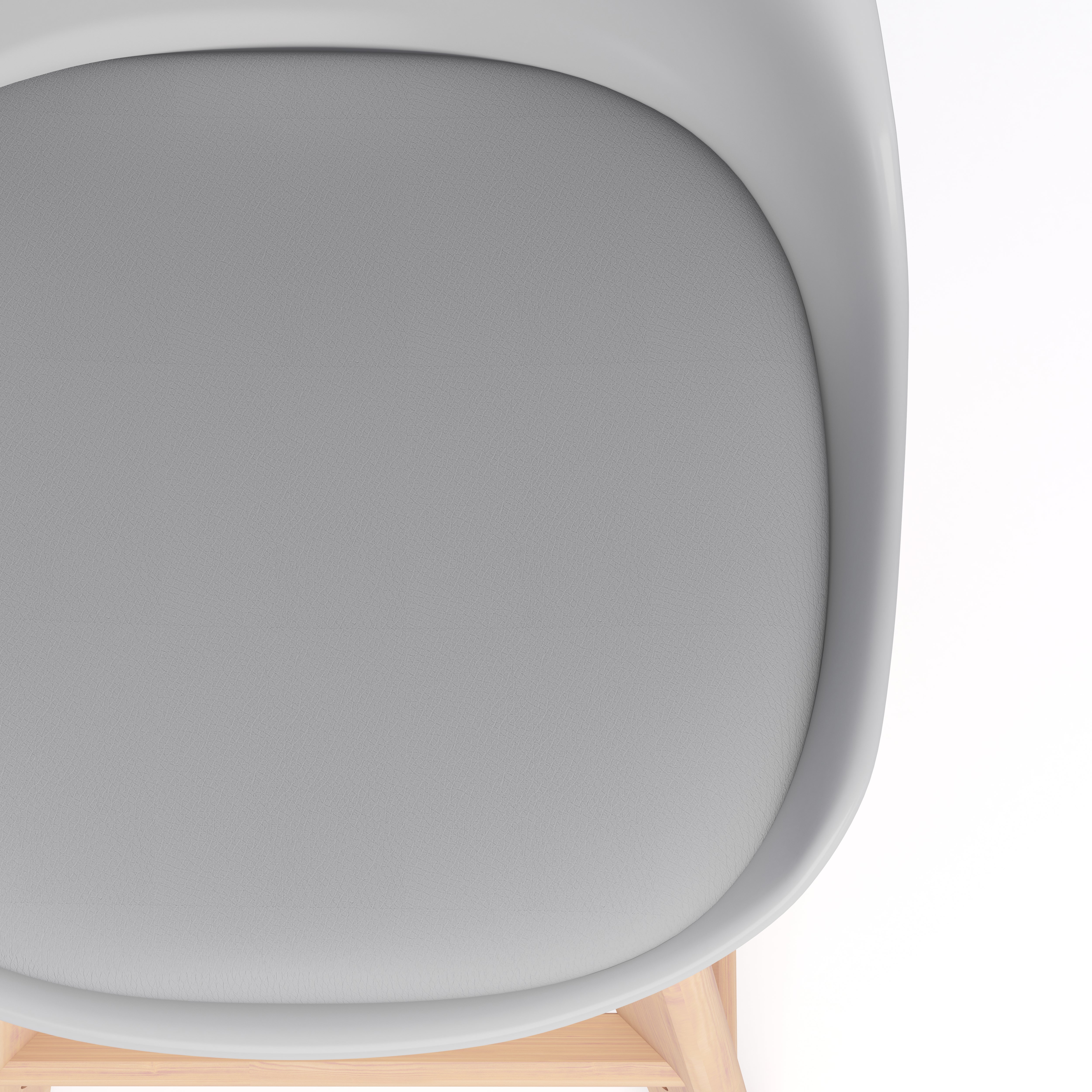Set de 2 taburetes altos Greta, color Gris - Detail image 1